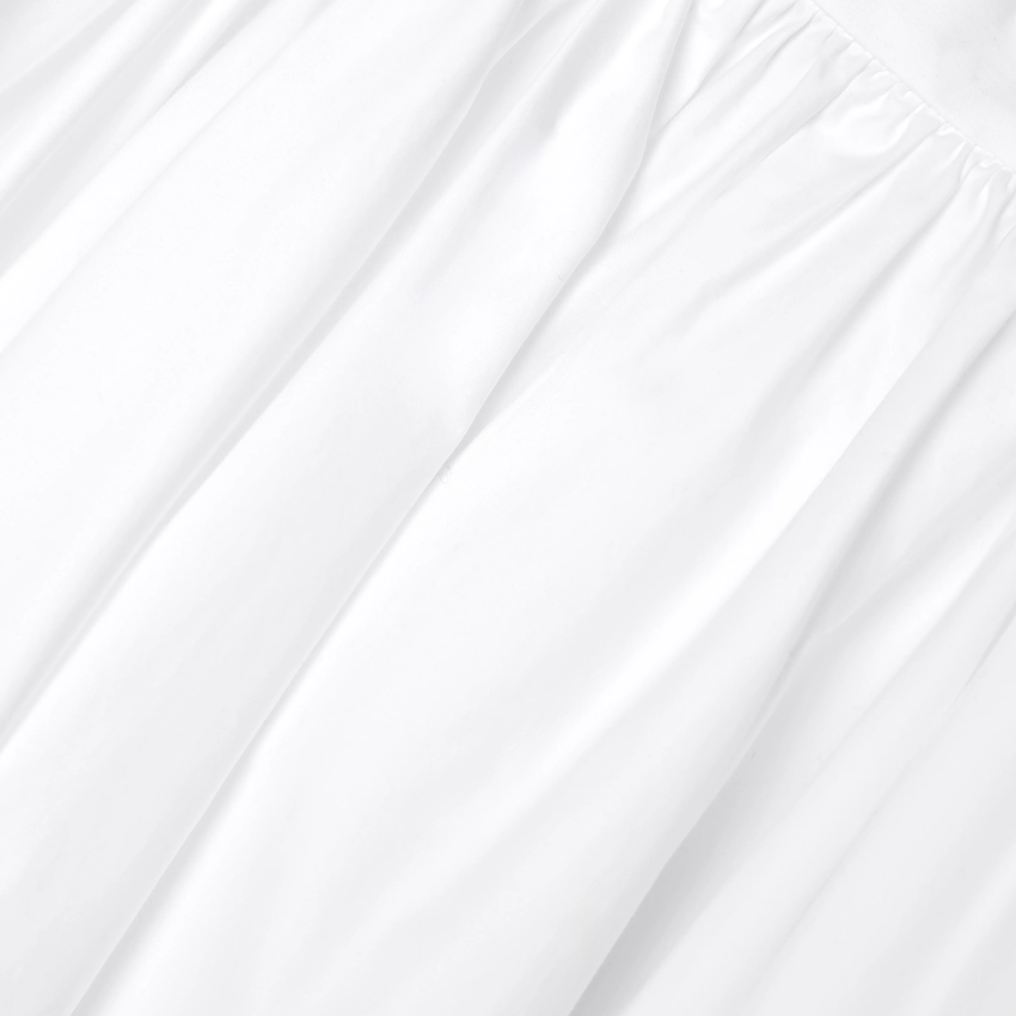 White Cotton Poplin Midi Skirt - Image 5