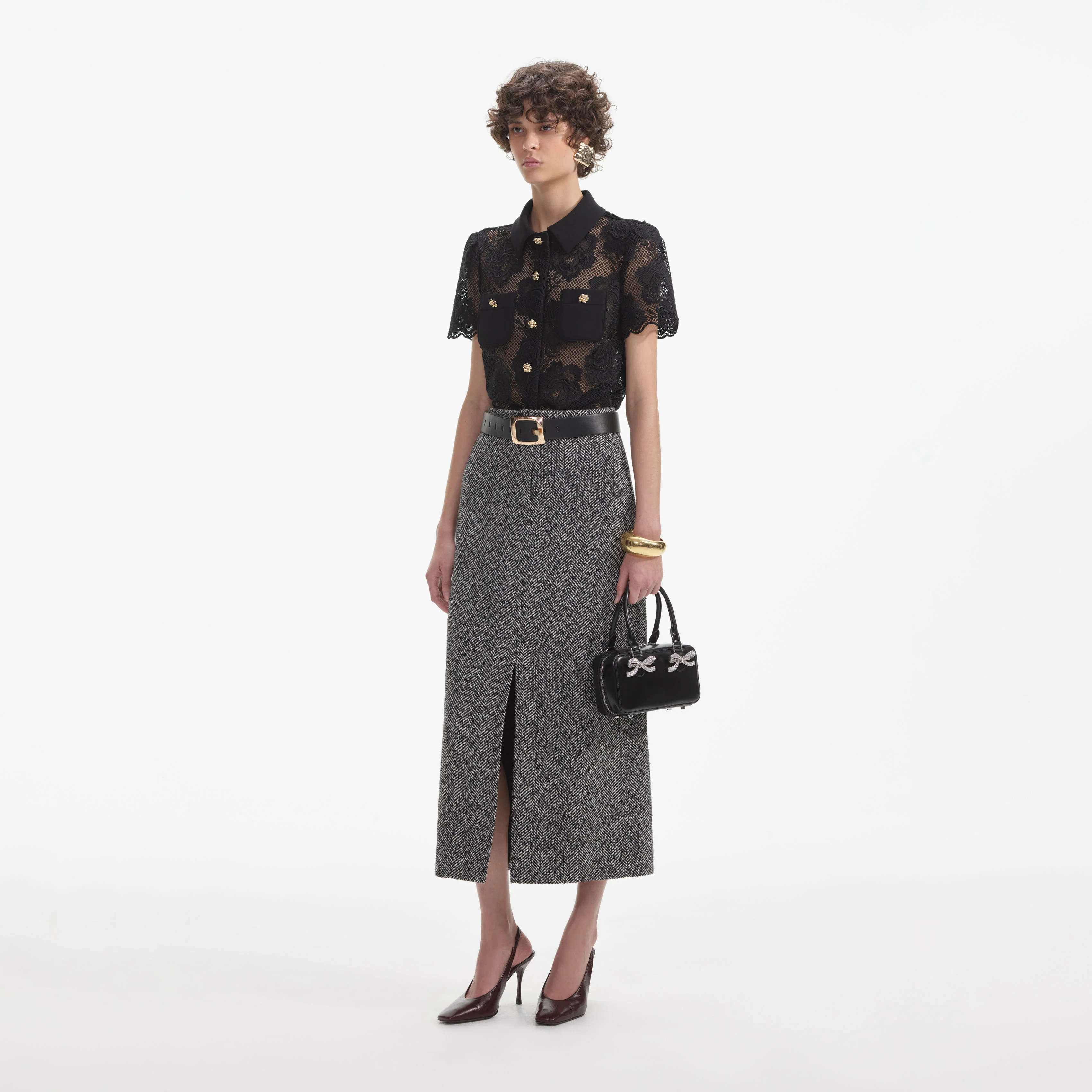 Black Lace Top - Image 2