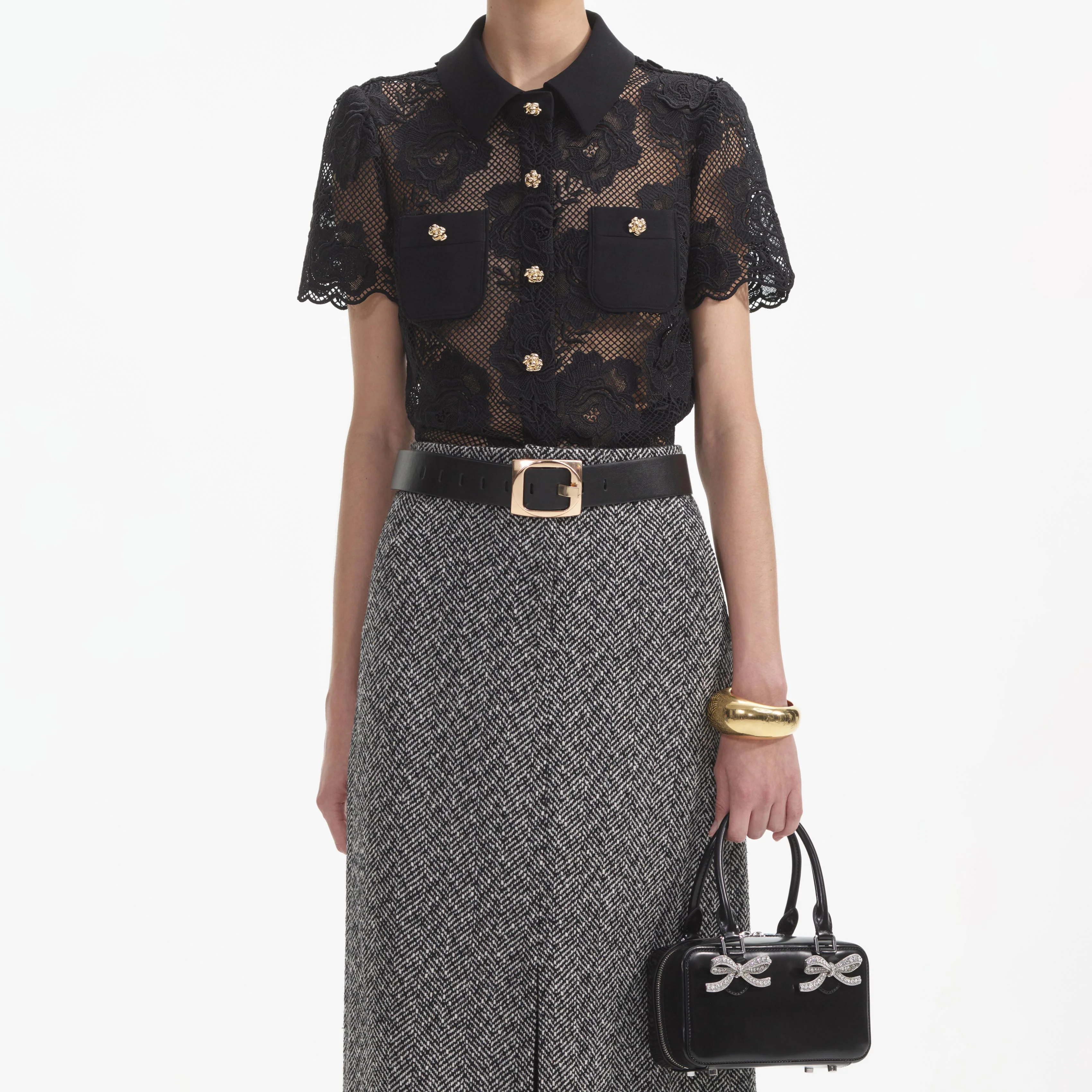 Black Lace Top - Image 4
