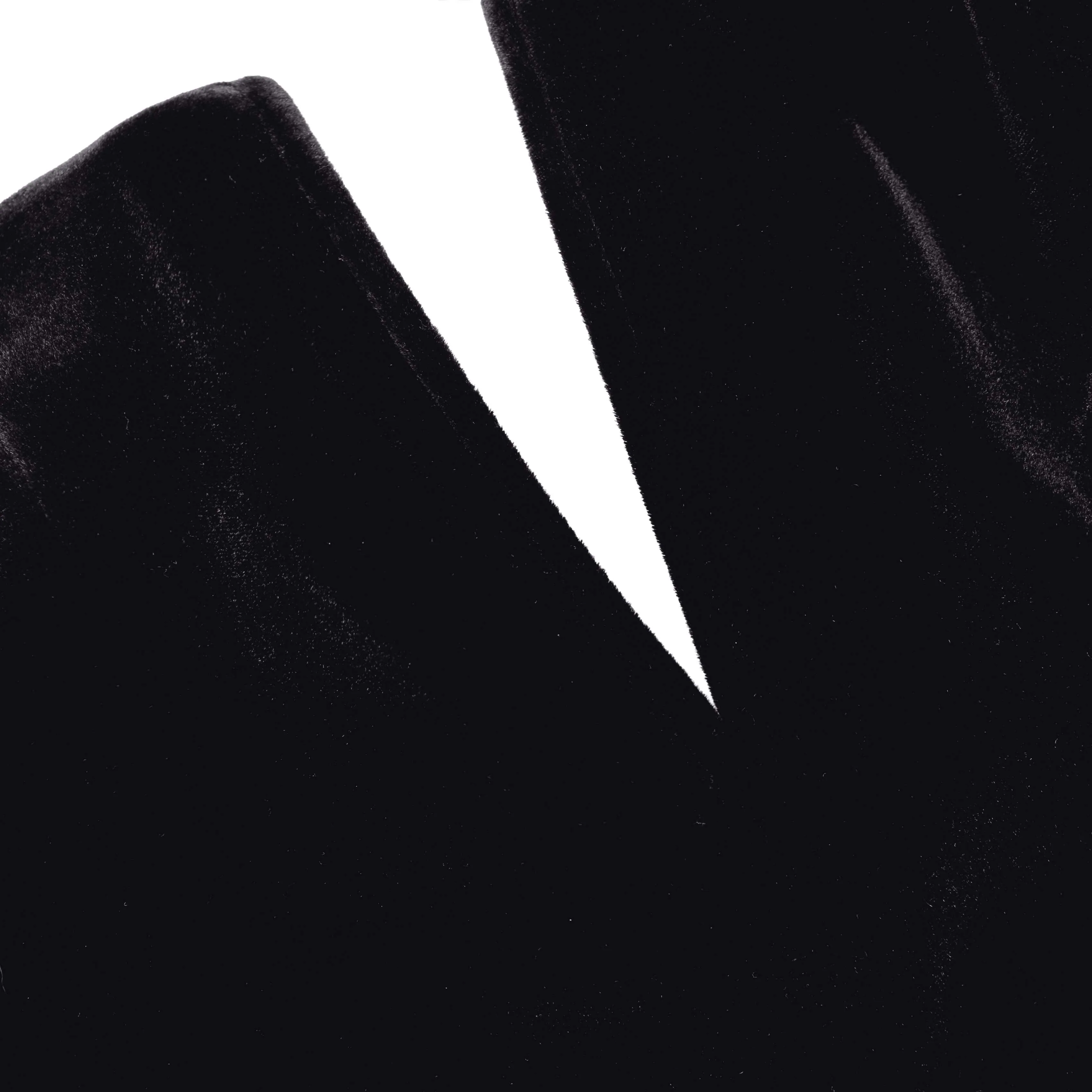 Black Velvet Peplum Midi Dress - Image 5