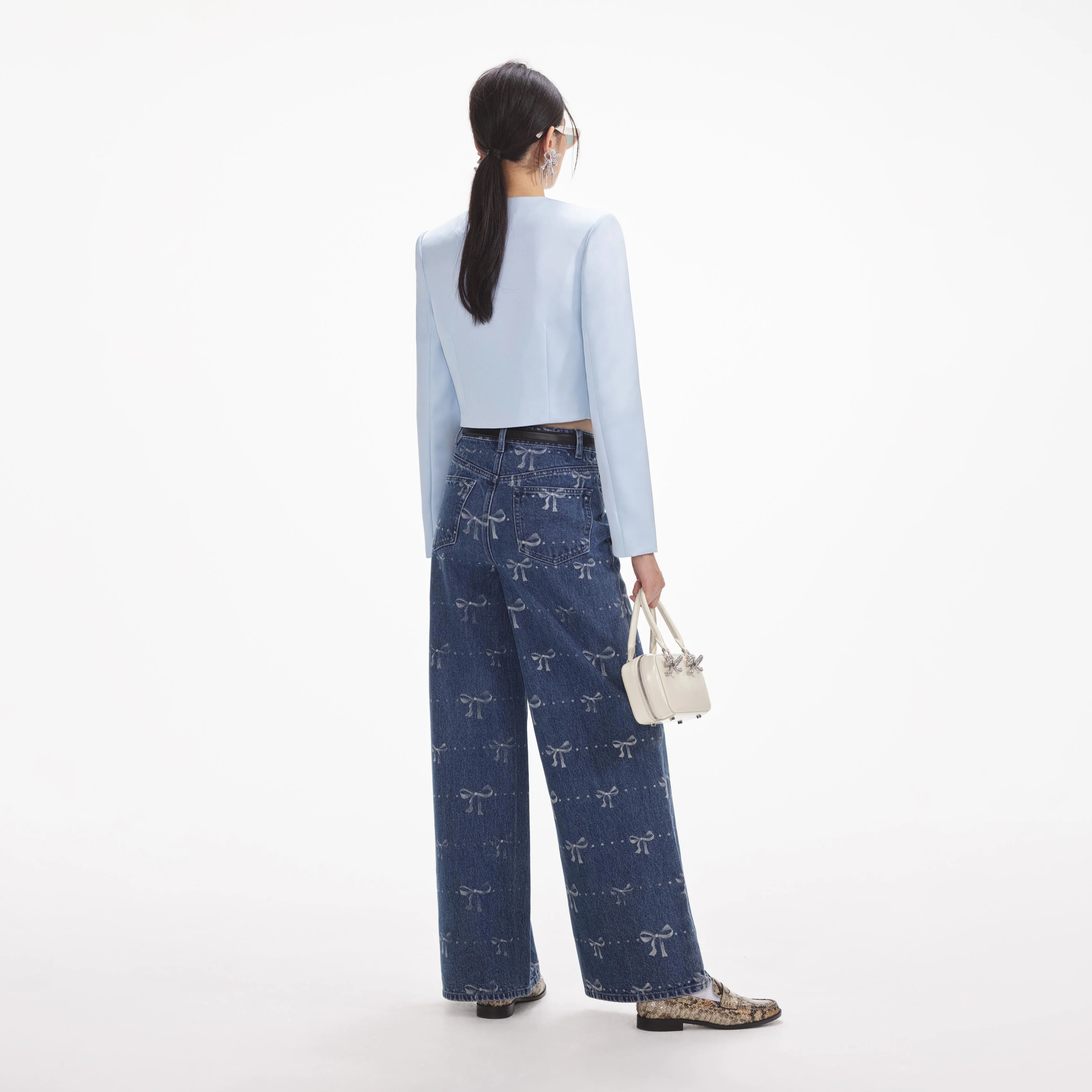 Bow Print Jeans - Image 3