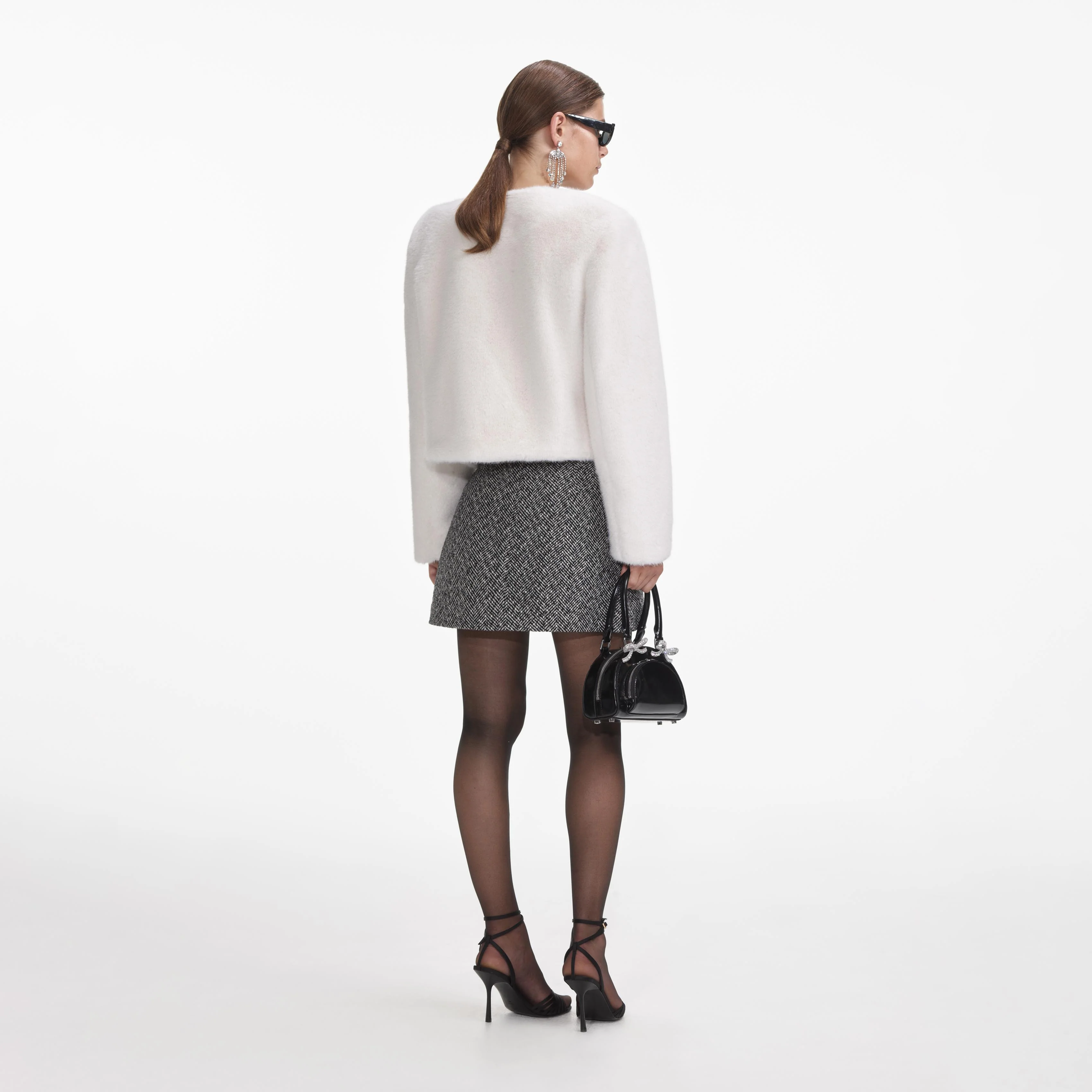 Cream Faux Fur Jacket - Image 3