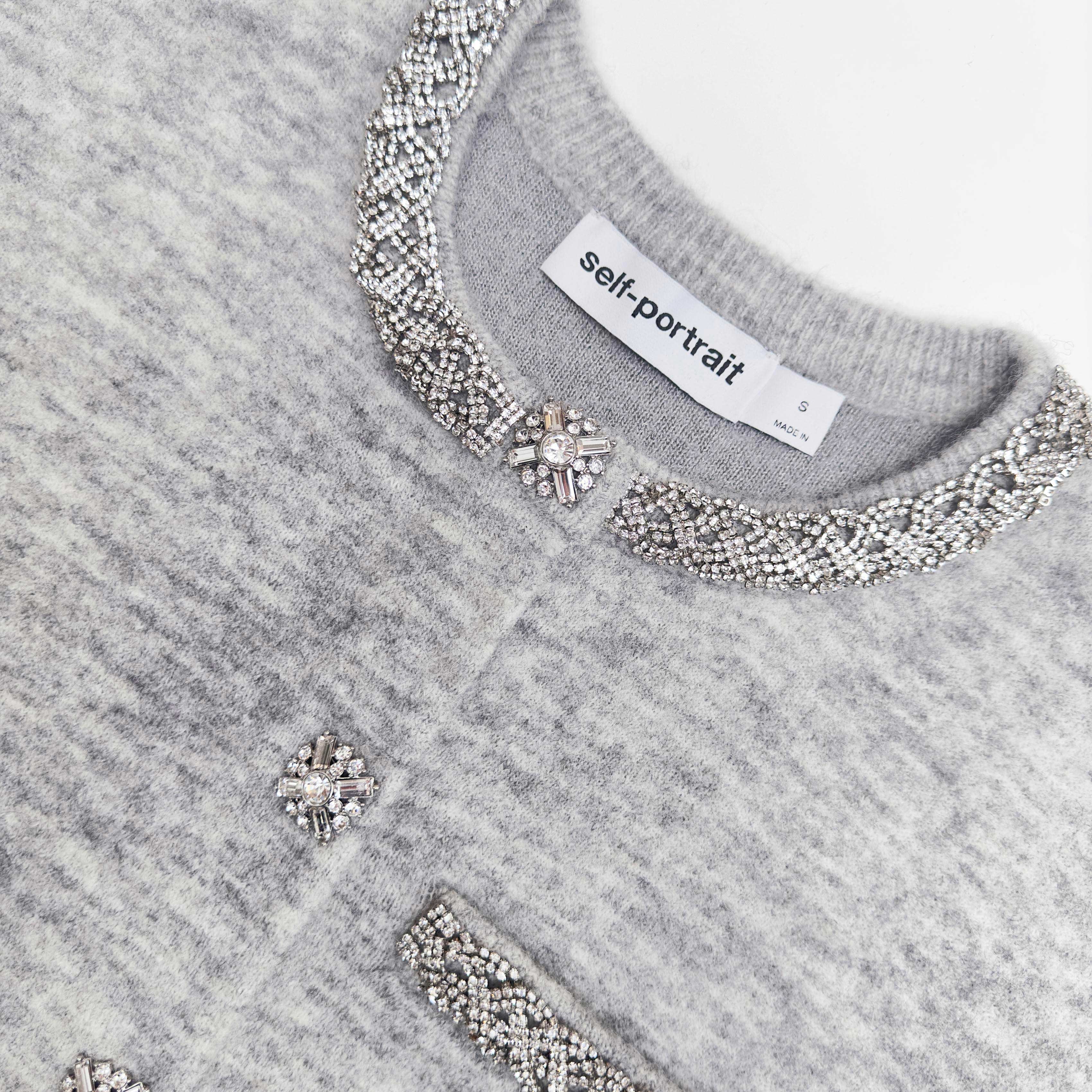 Grey Melange Cardigan - Image 5