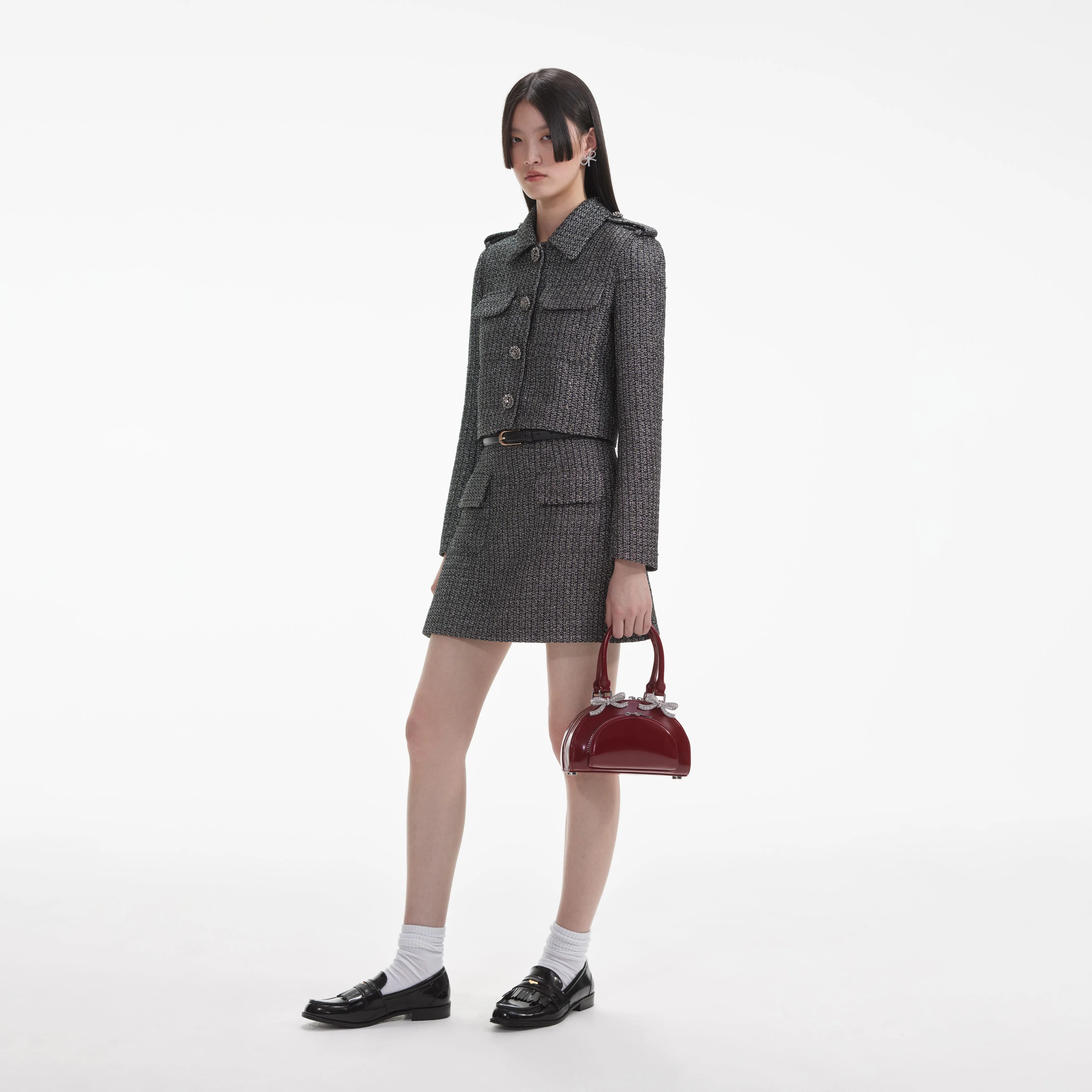 Metallic Boucle Jacket - Image 2