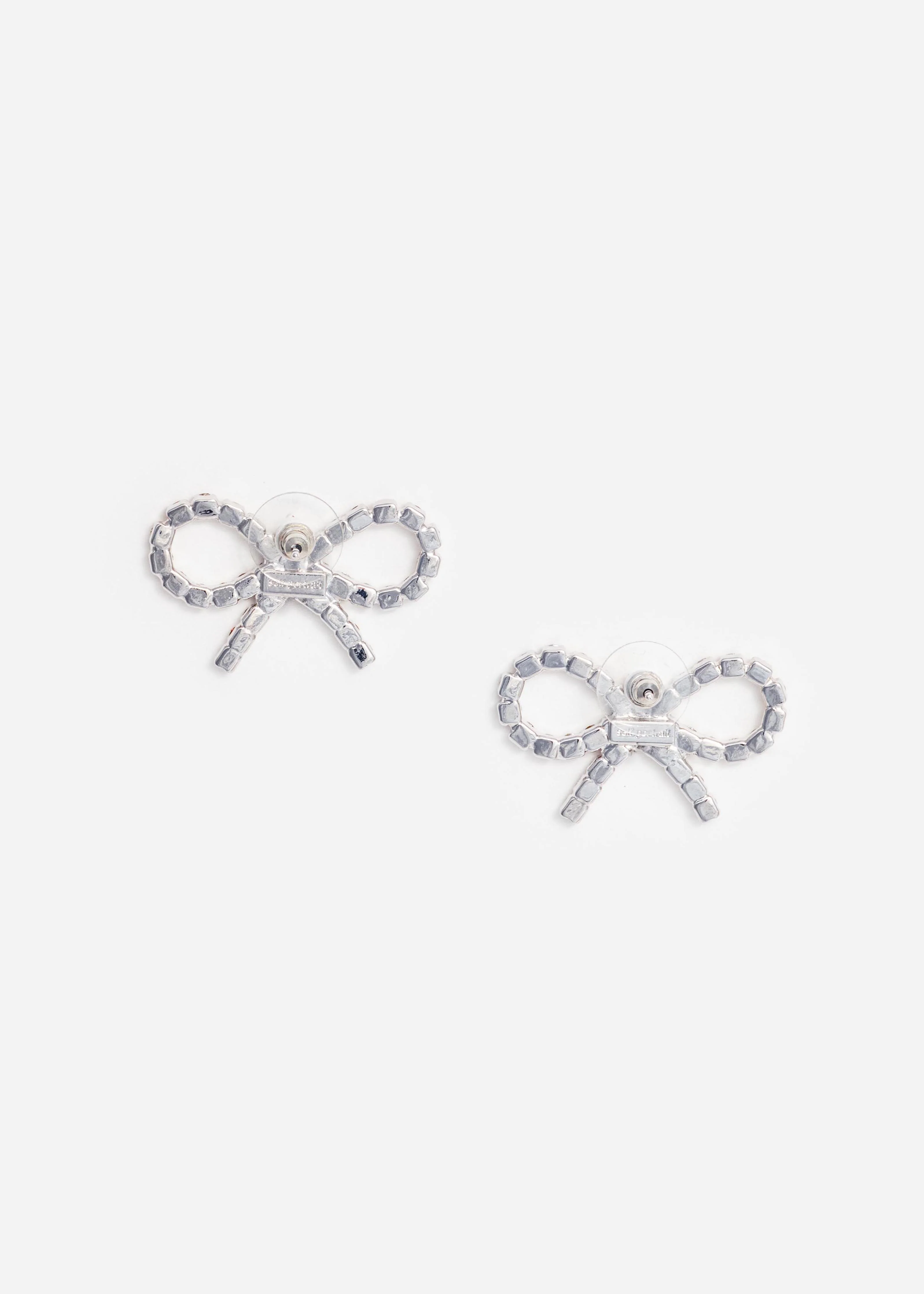 Mini Bow Crystal Earrings - Image 3