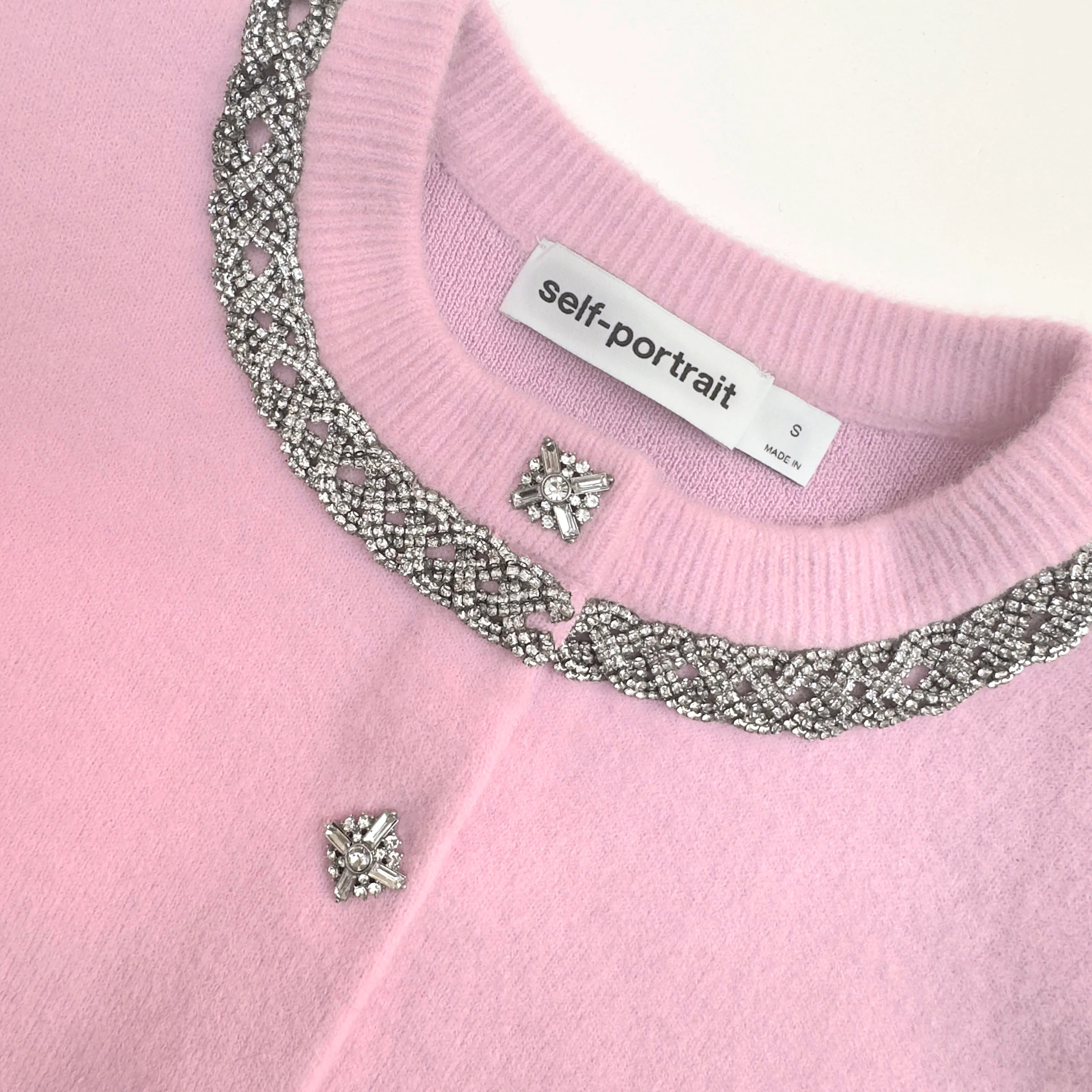 Pink Embellished Cardigan - Image 5