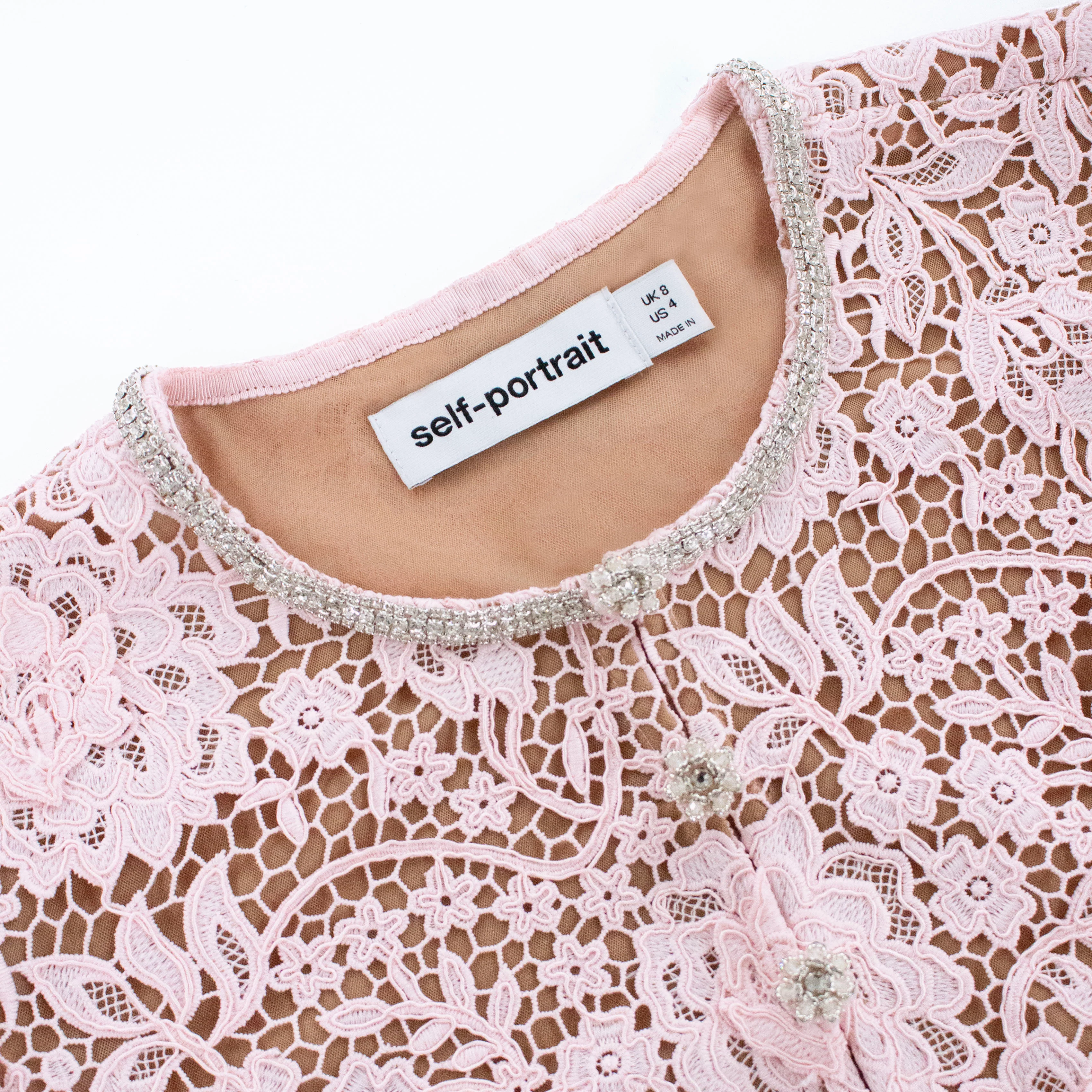 Pink Flower Lace Jacket - Image 5