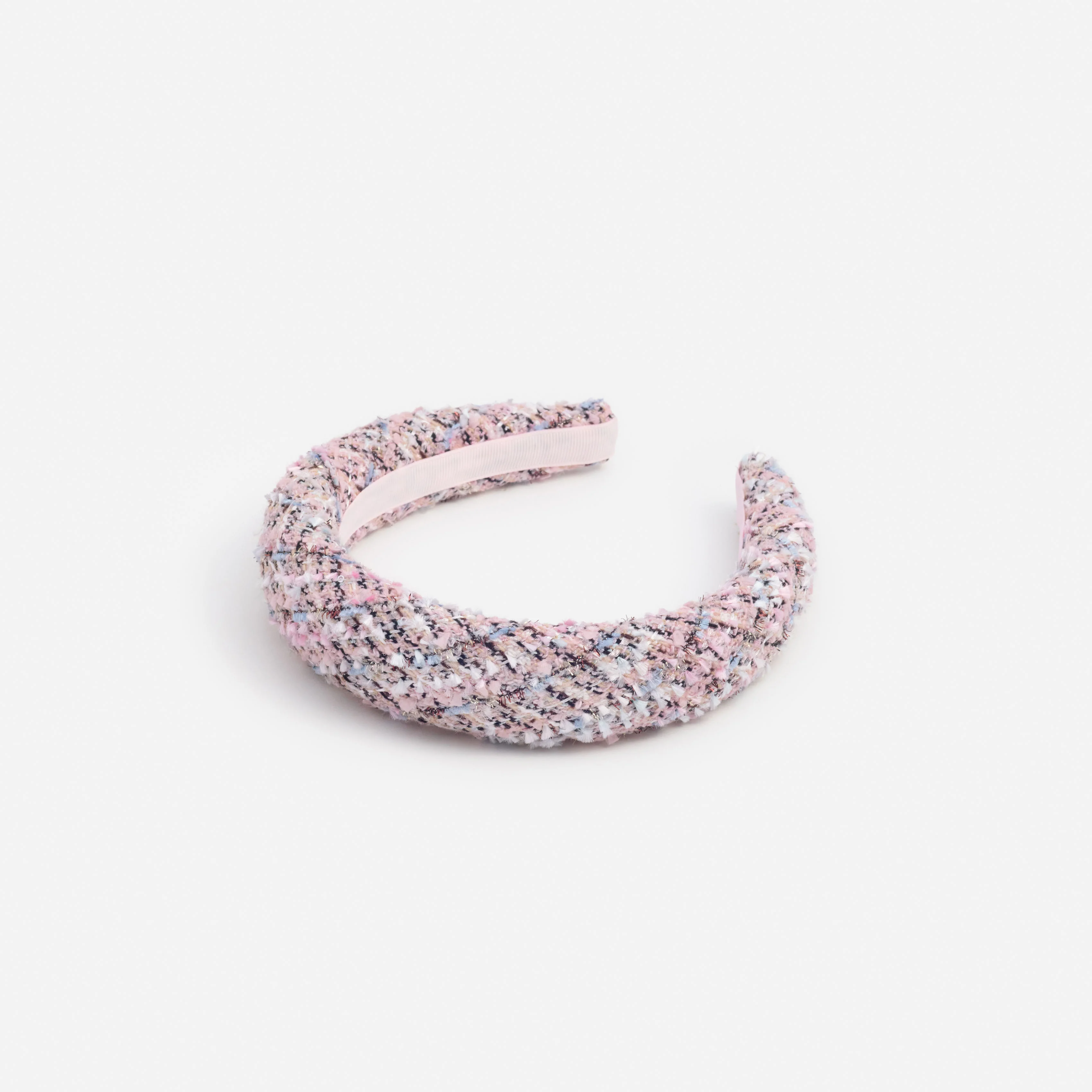 Pink Boucle Crystal Headband - Image 2