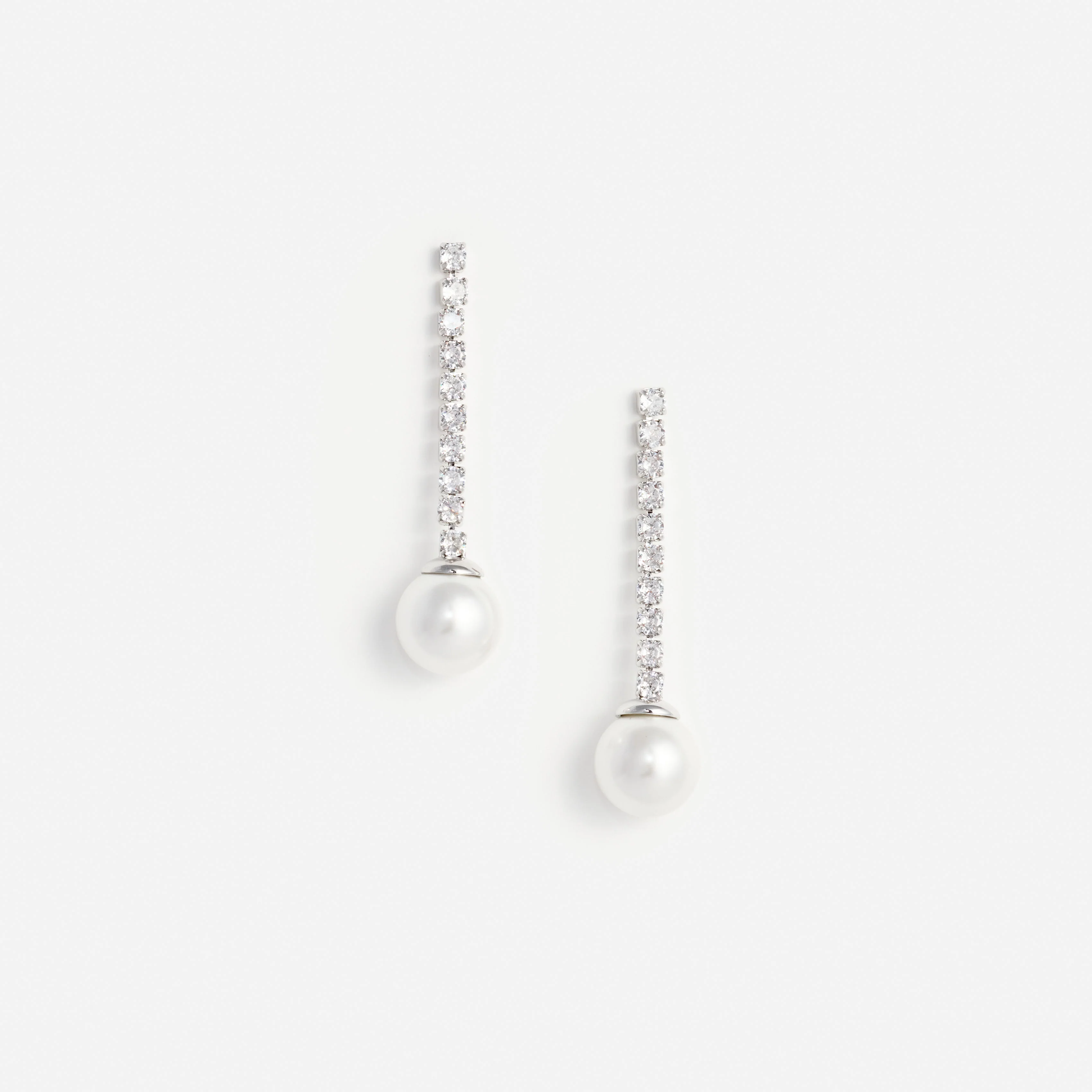 Crystal Pearl Droplet Earring
