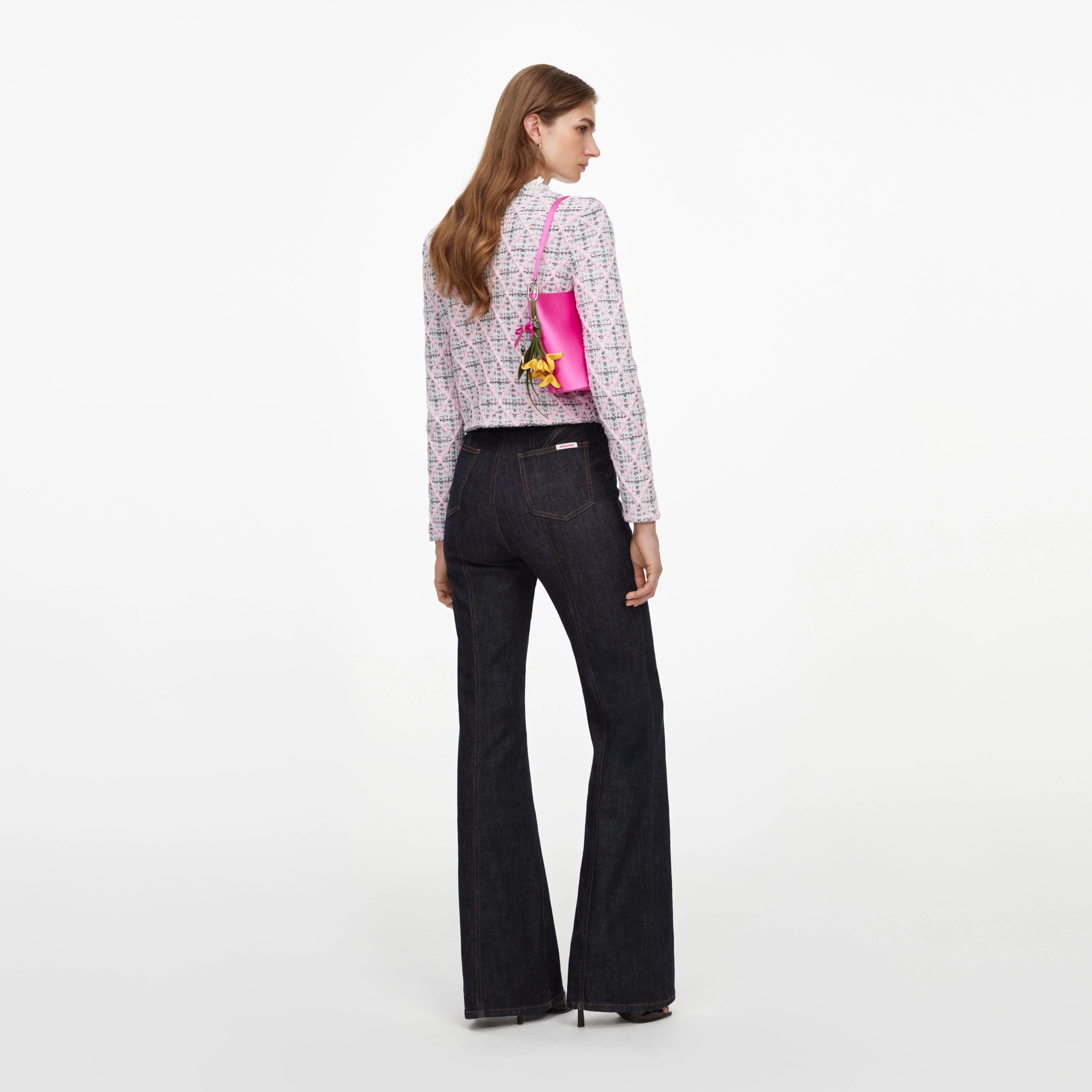Indigo High Waisted Denim Jeans - Image 3