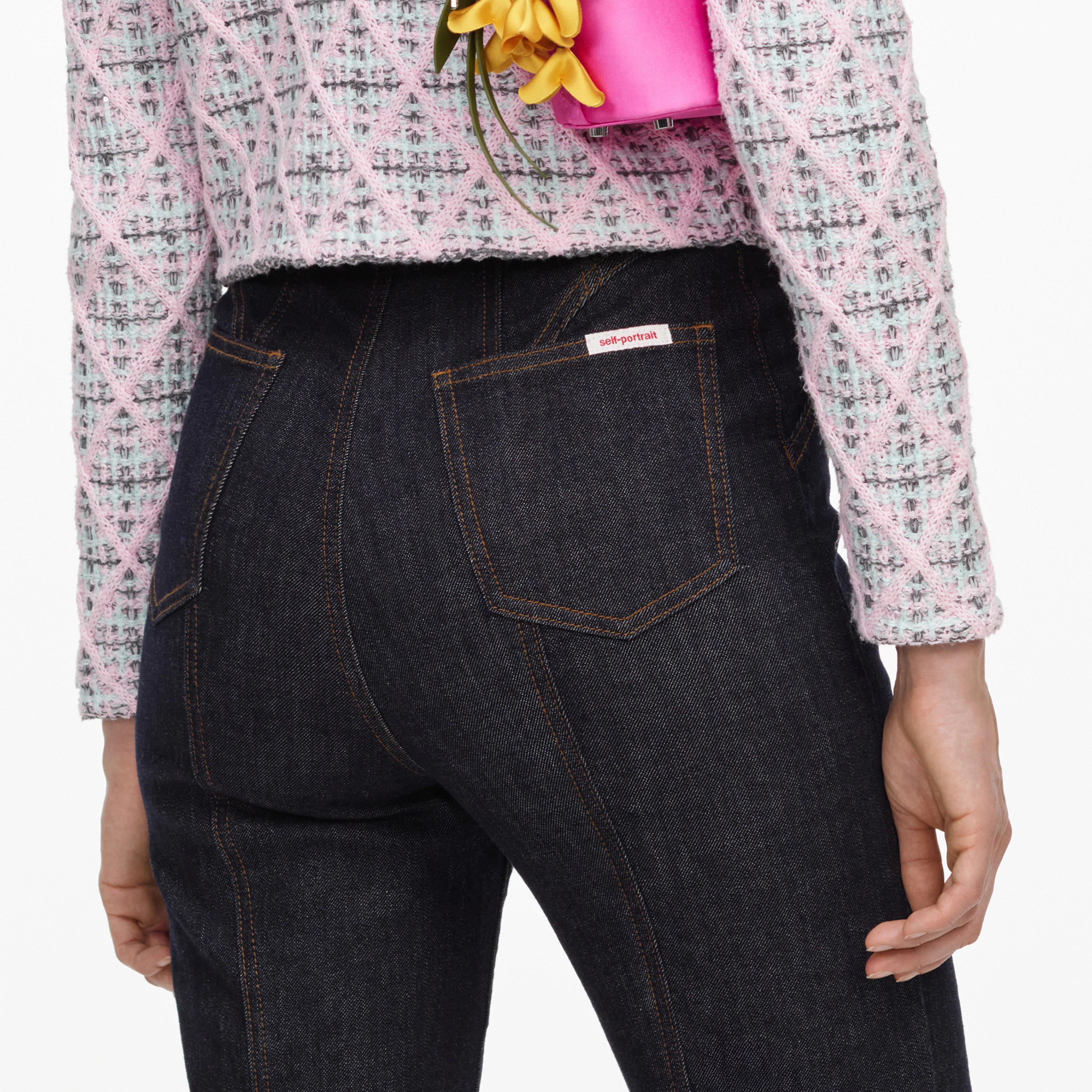 Indigo High Waisted Denim Jeans - Image 5