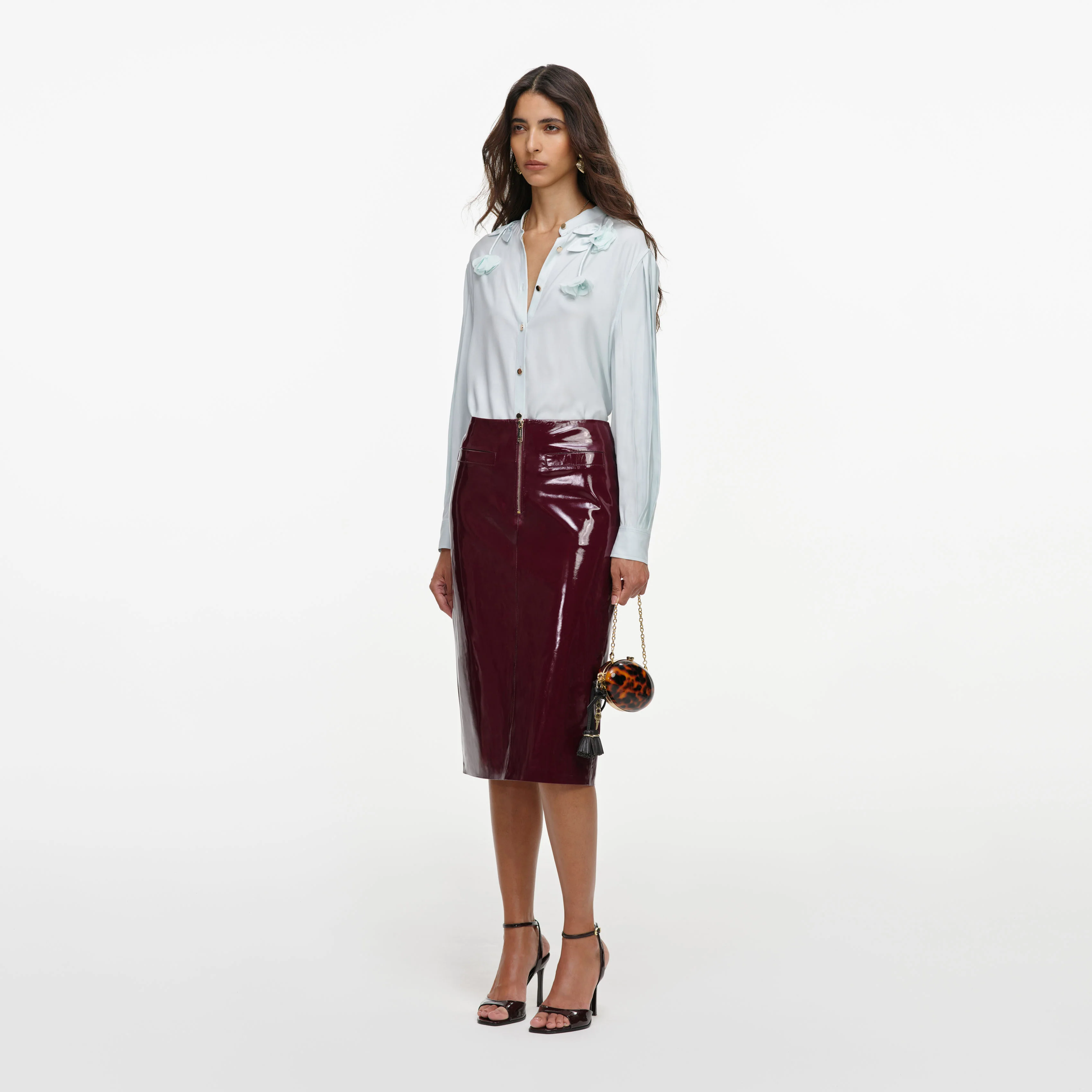 Light Blue Viscose Blouse - Image 2
