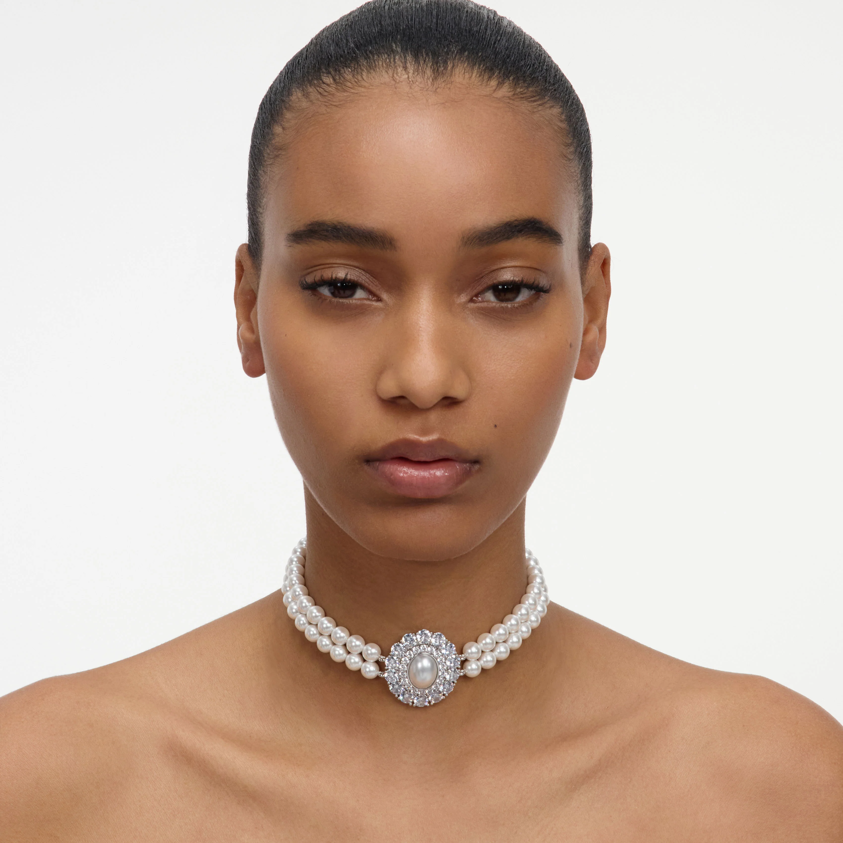Pearl Crystal Choker - Image 3