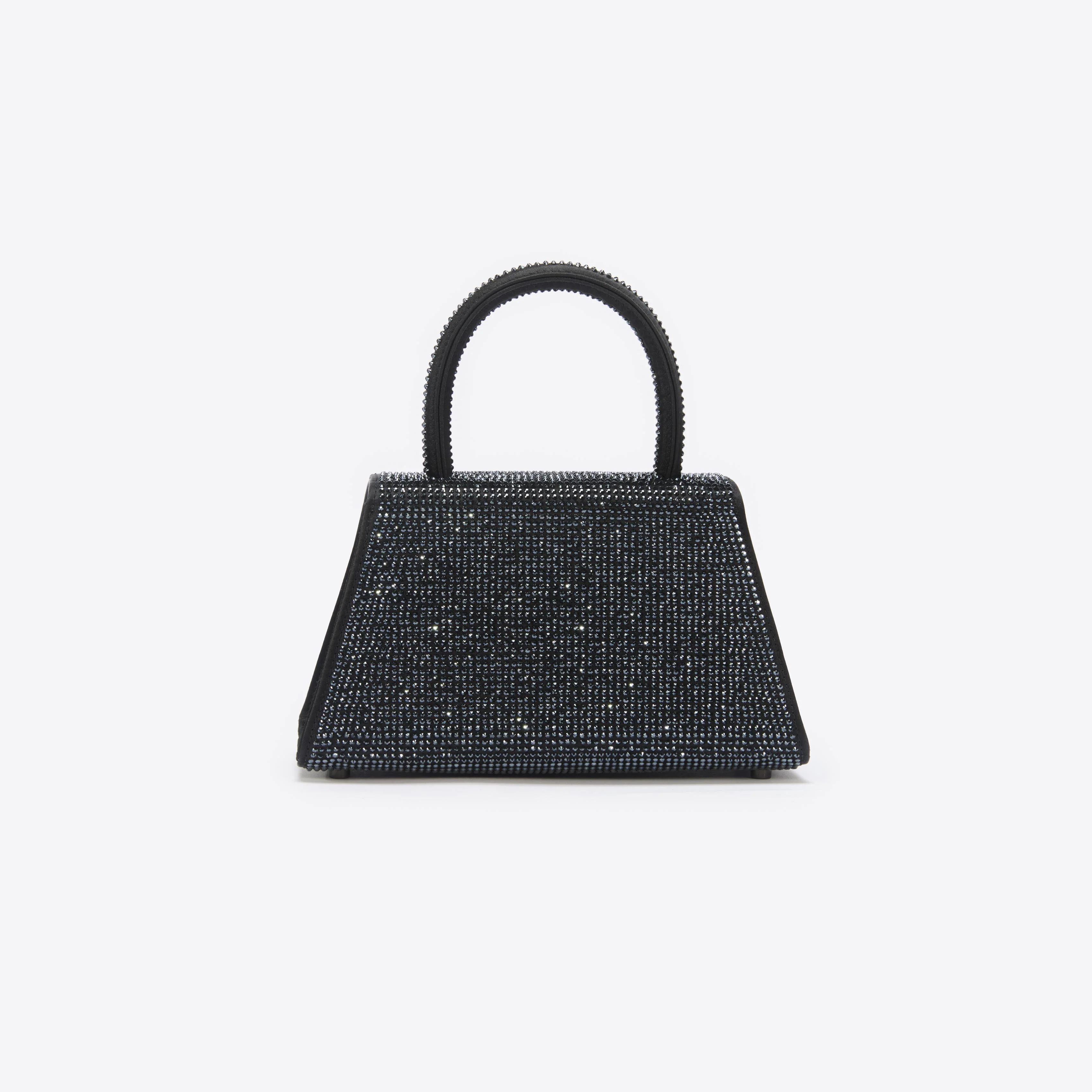 Black Rhinestone Mini Bow Bag - Image 3