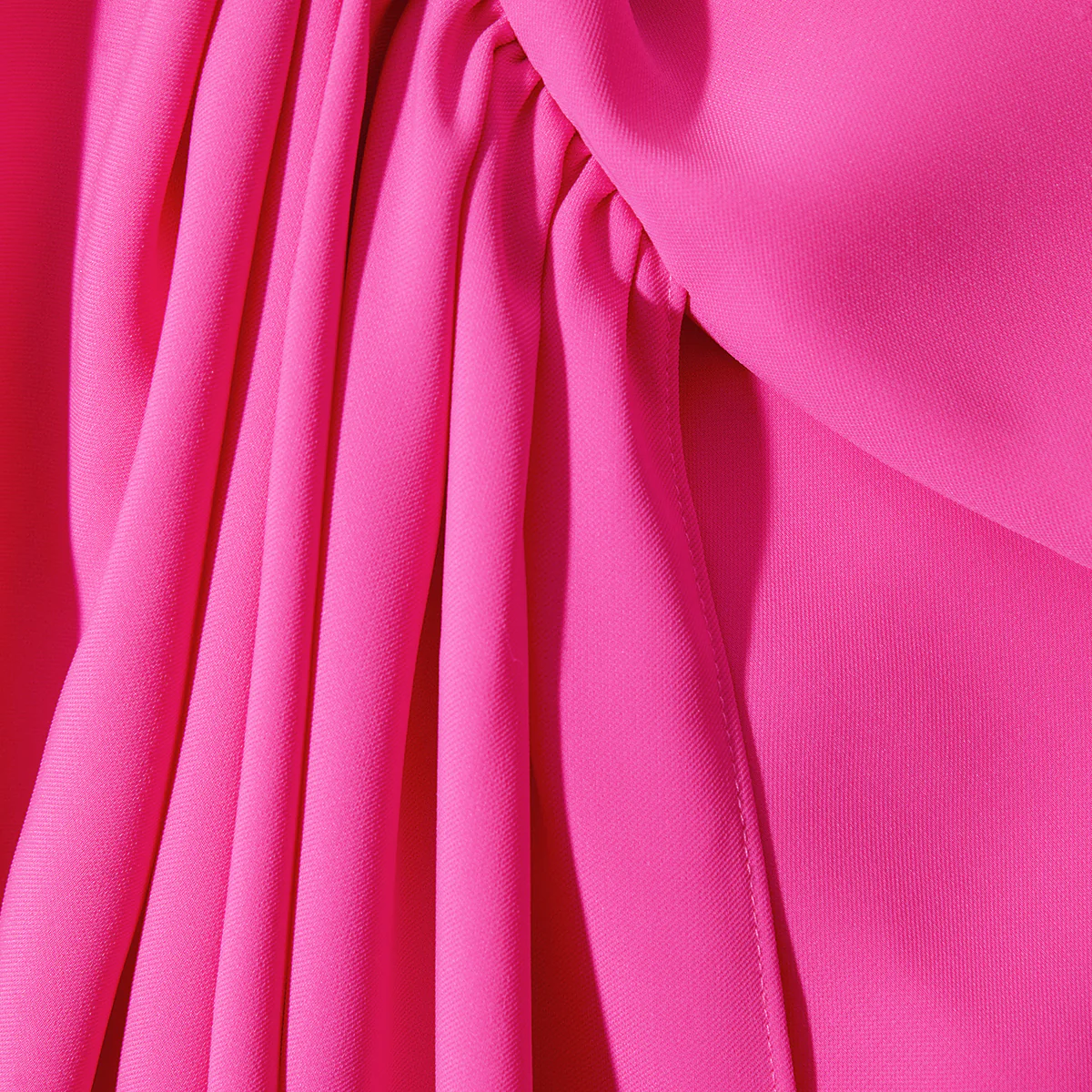 Bright Pink Iris Midi Dress - Image 5