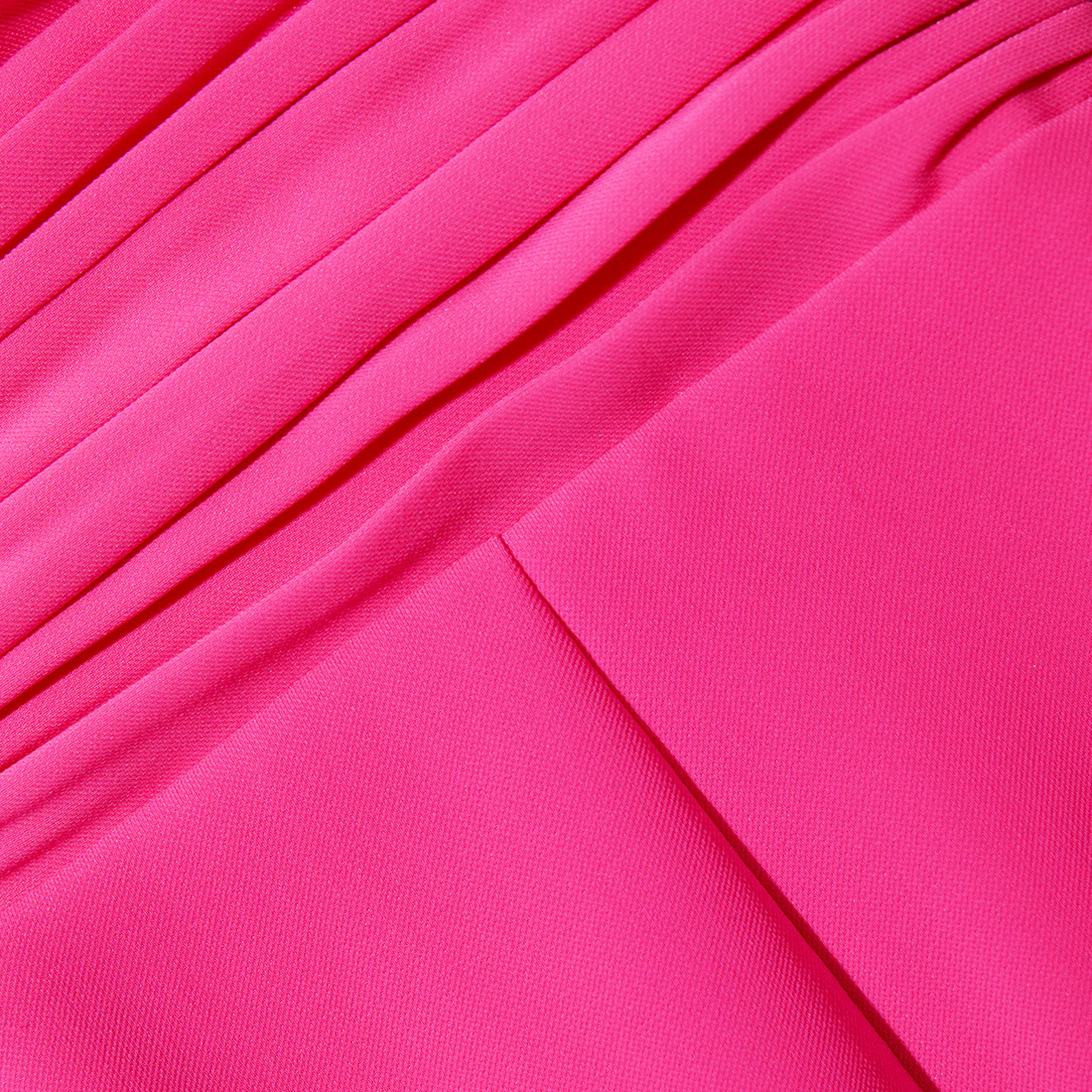 Bright Pink Iris Midi Dress - Image 6