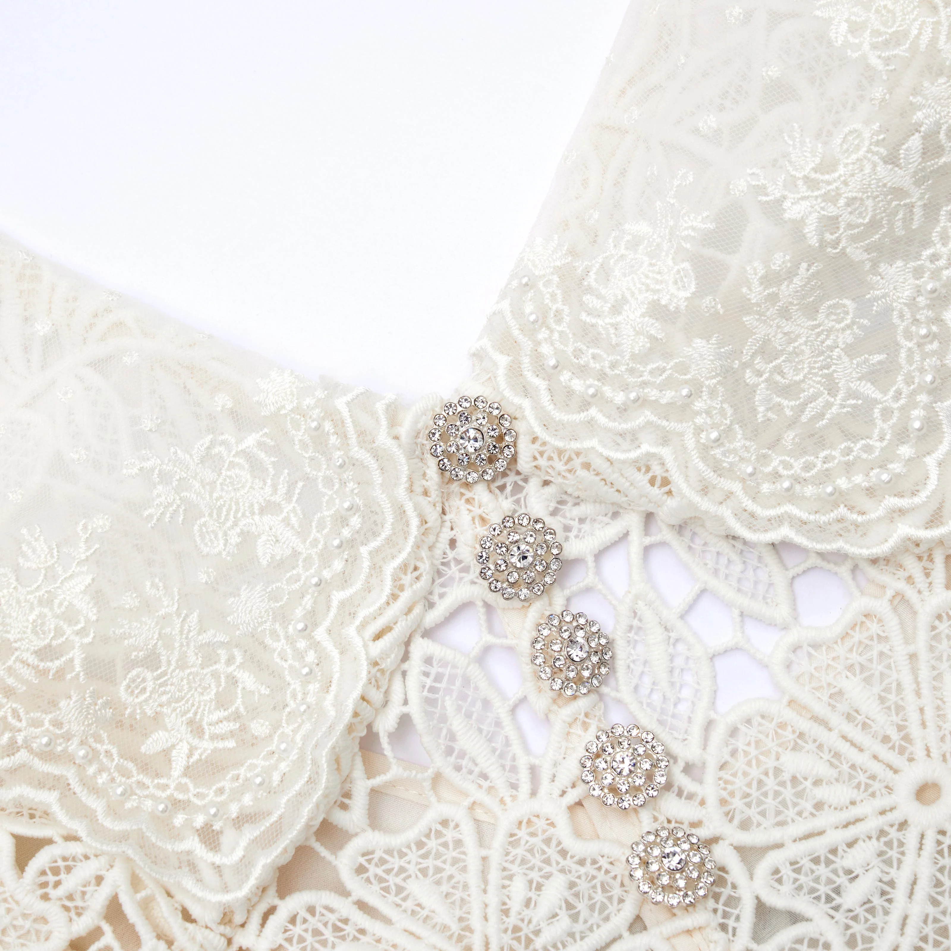 Cream Collar Mini Dress - Image 5