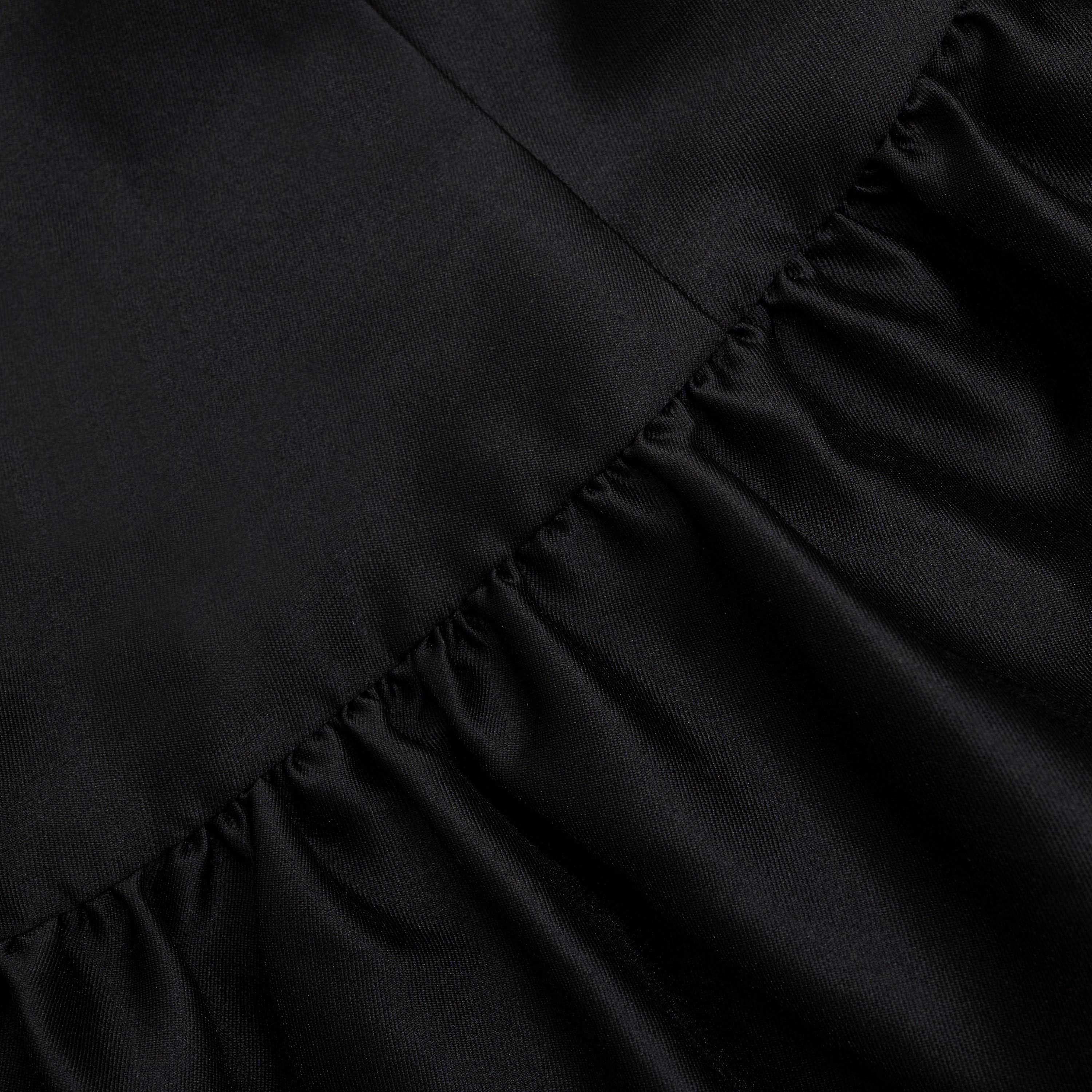 Black Taffeta Midi Dress - Image 5