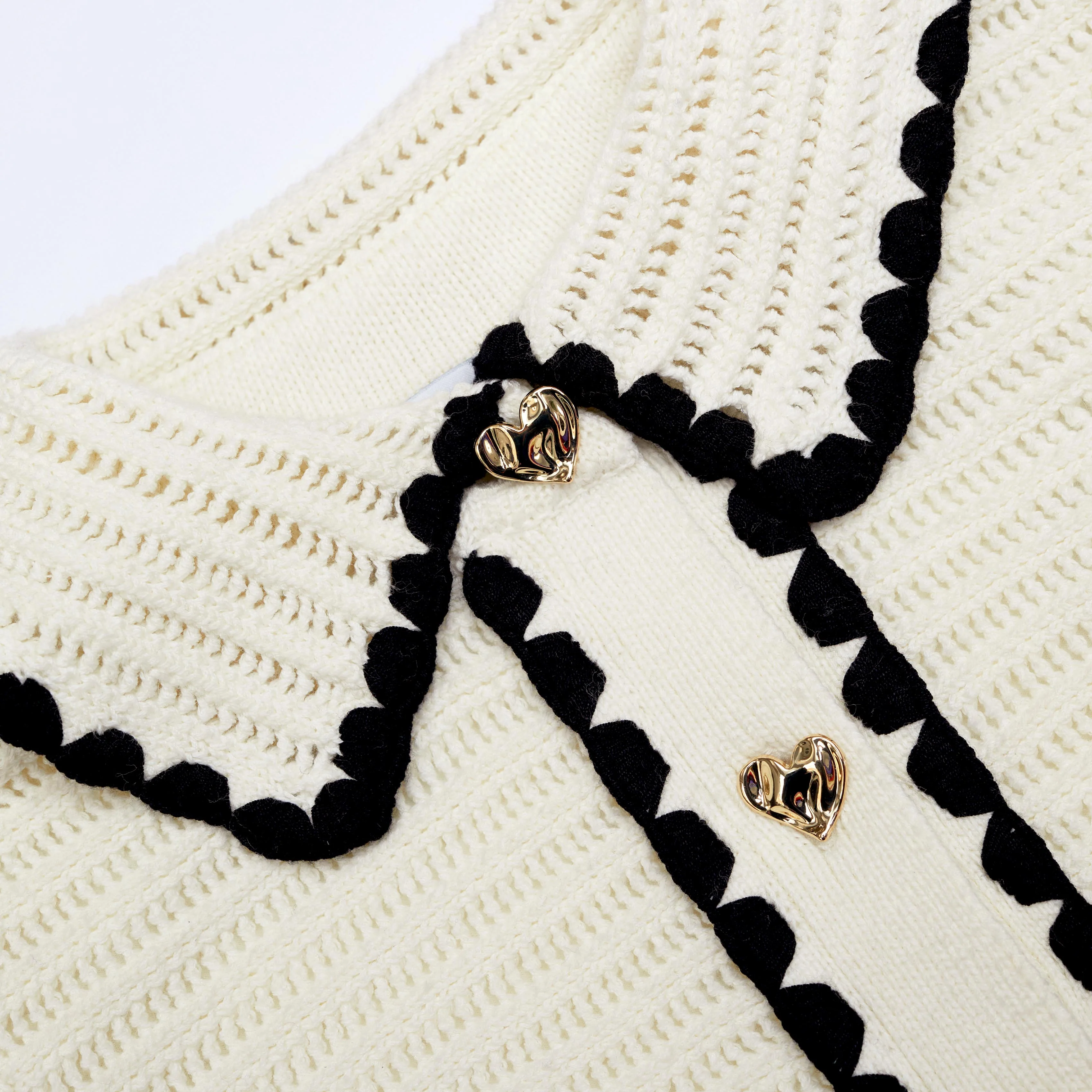 Cream Crochet Mini Dress - Image 3