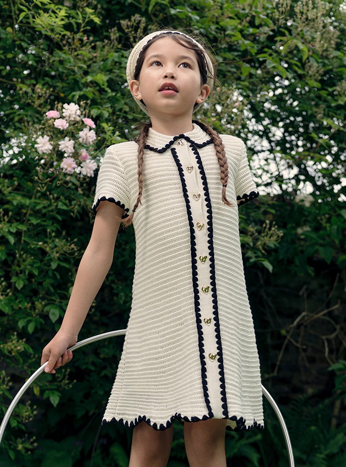Cream Crochet Mini Dress - Image 4