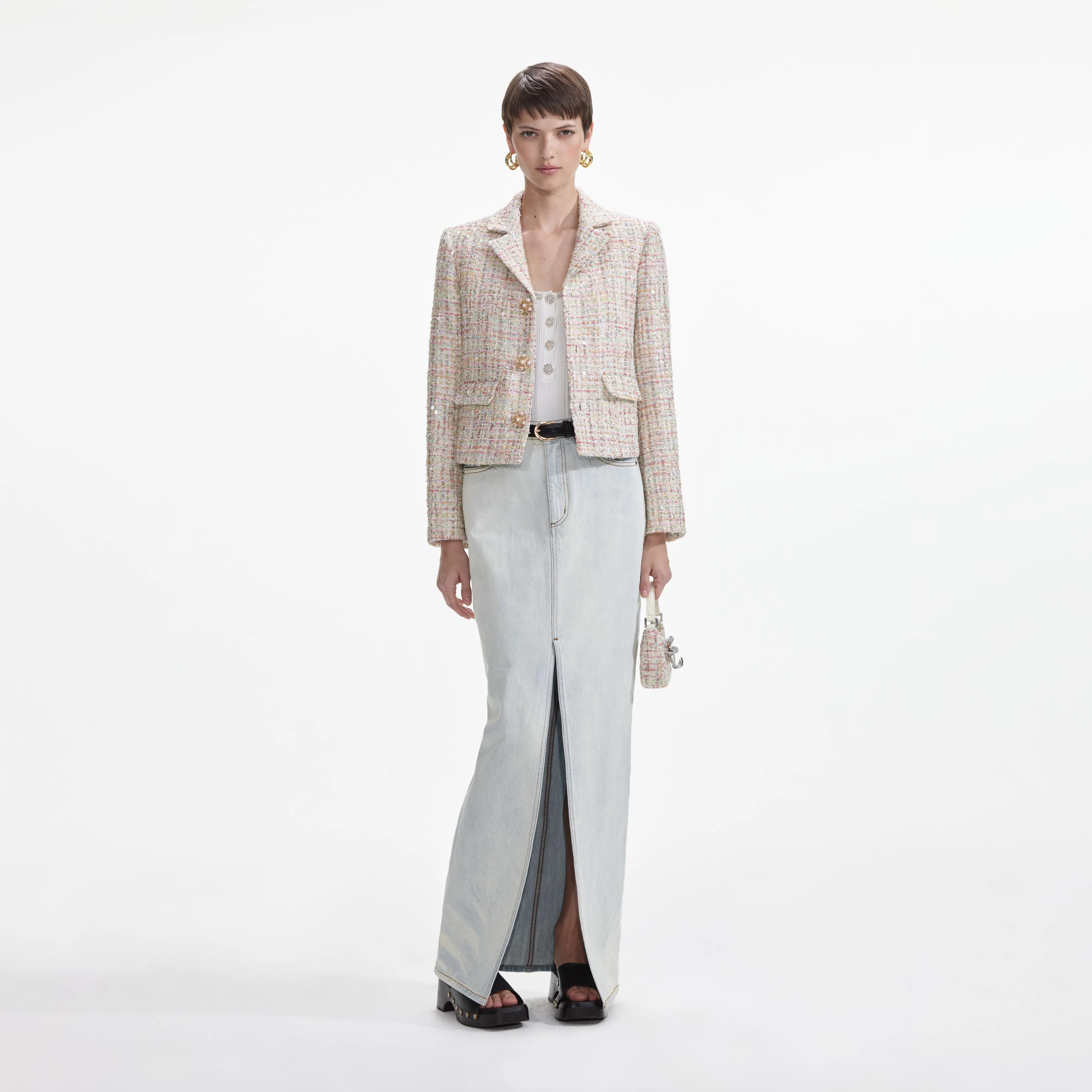 Pastel Boucle Jacket
