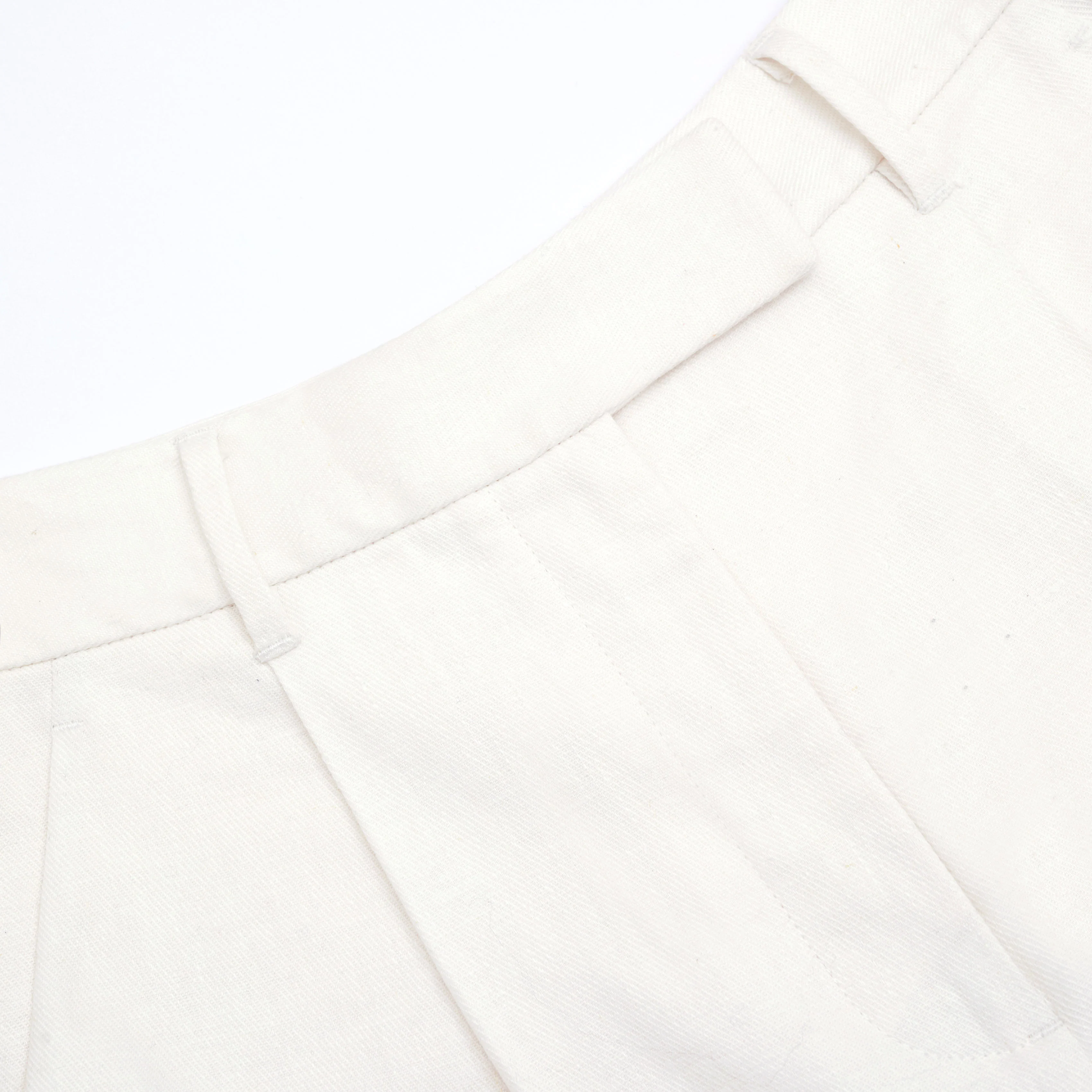 White Linen Trousers - Image 5
