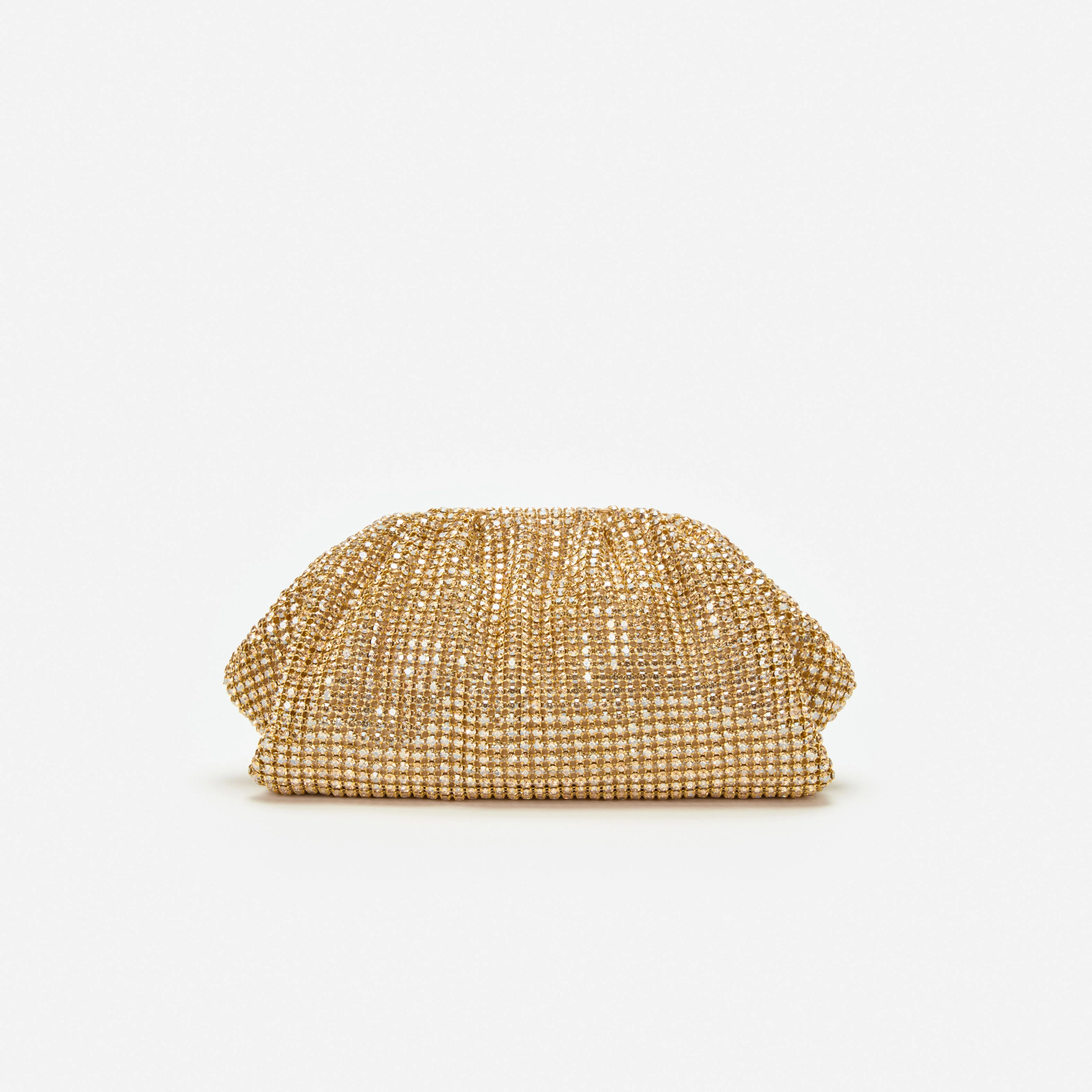 Gold Chainmail Clutch Bag