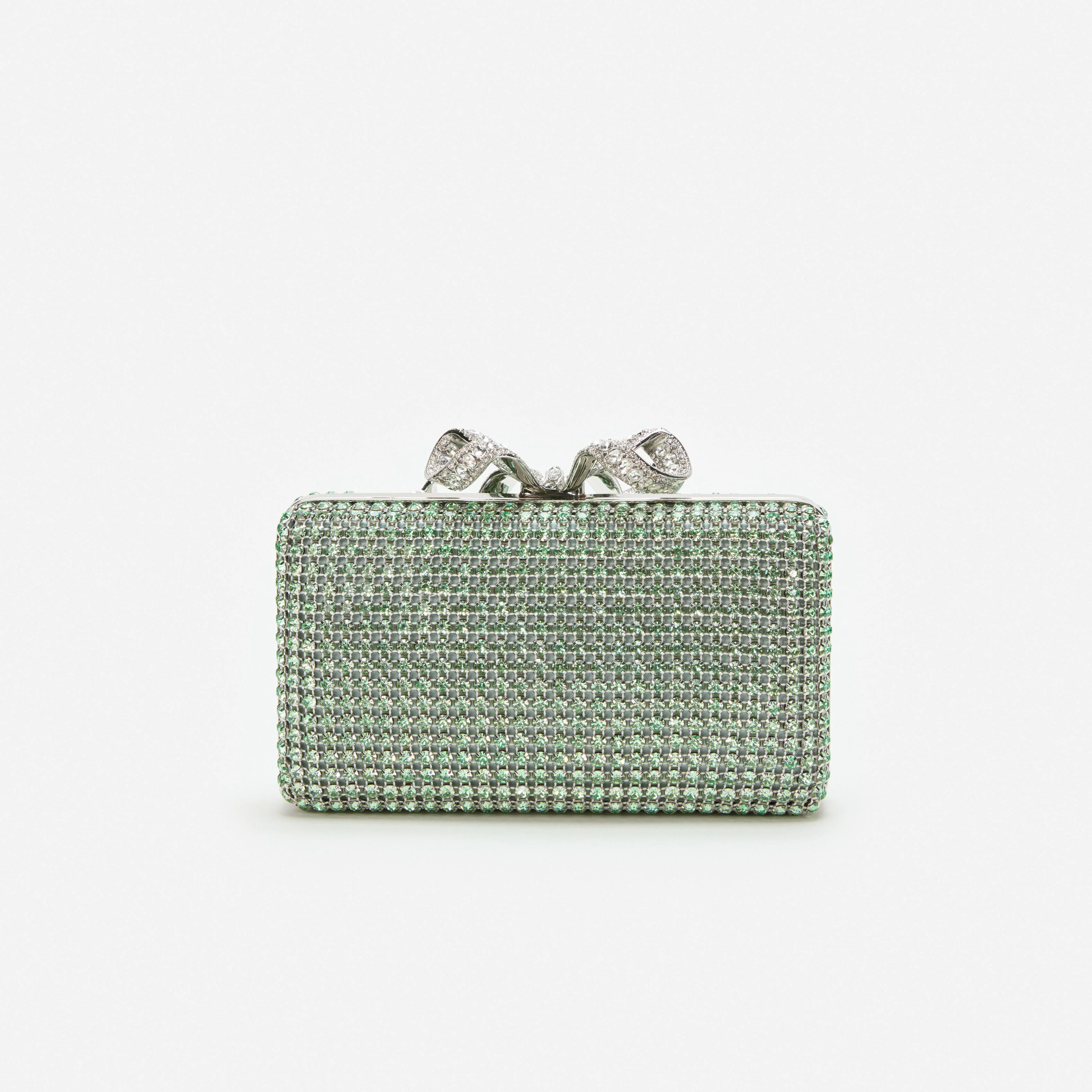 Green Chainmail Clutch Bag - Image 3