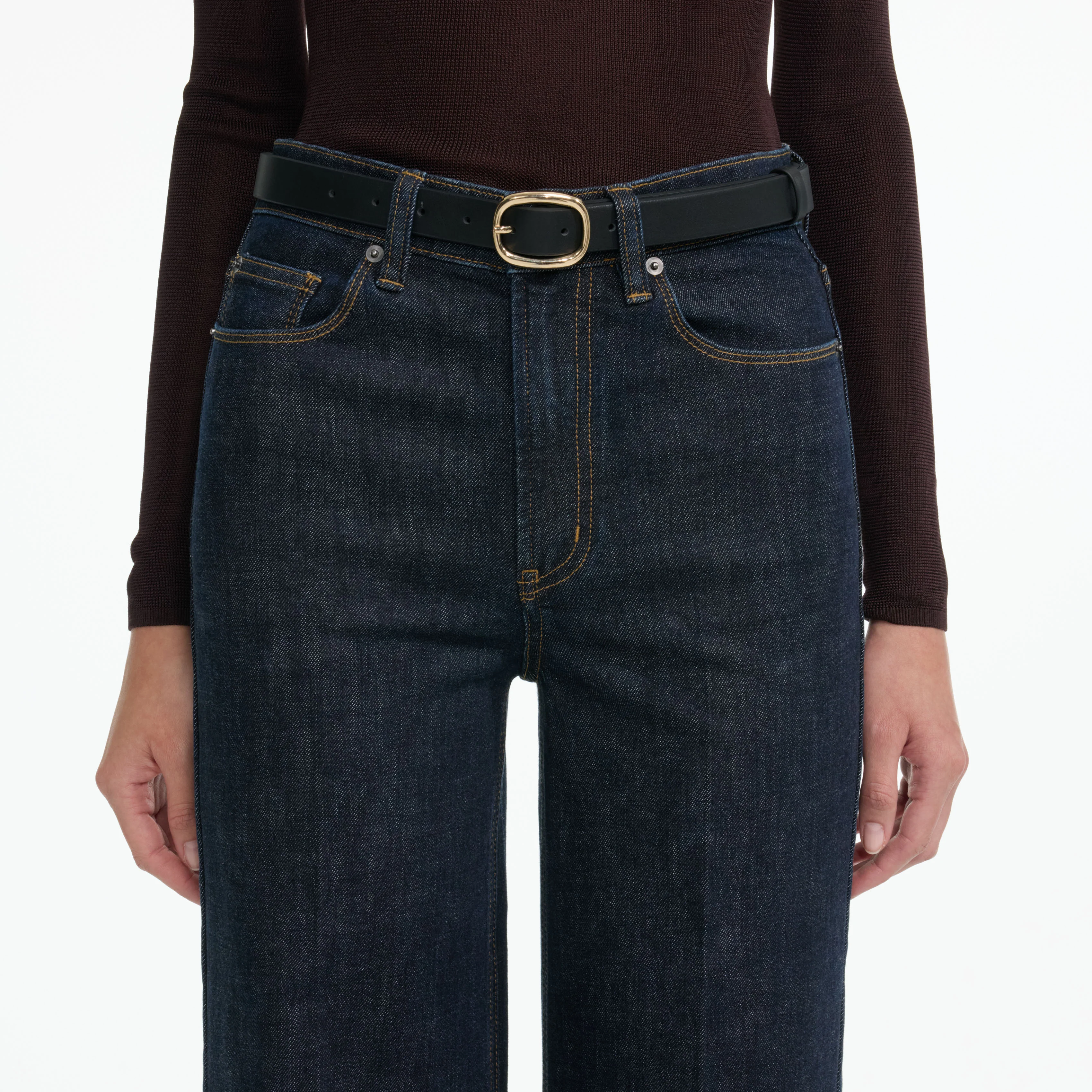 Indigo Flared Jeans - Image 4