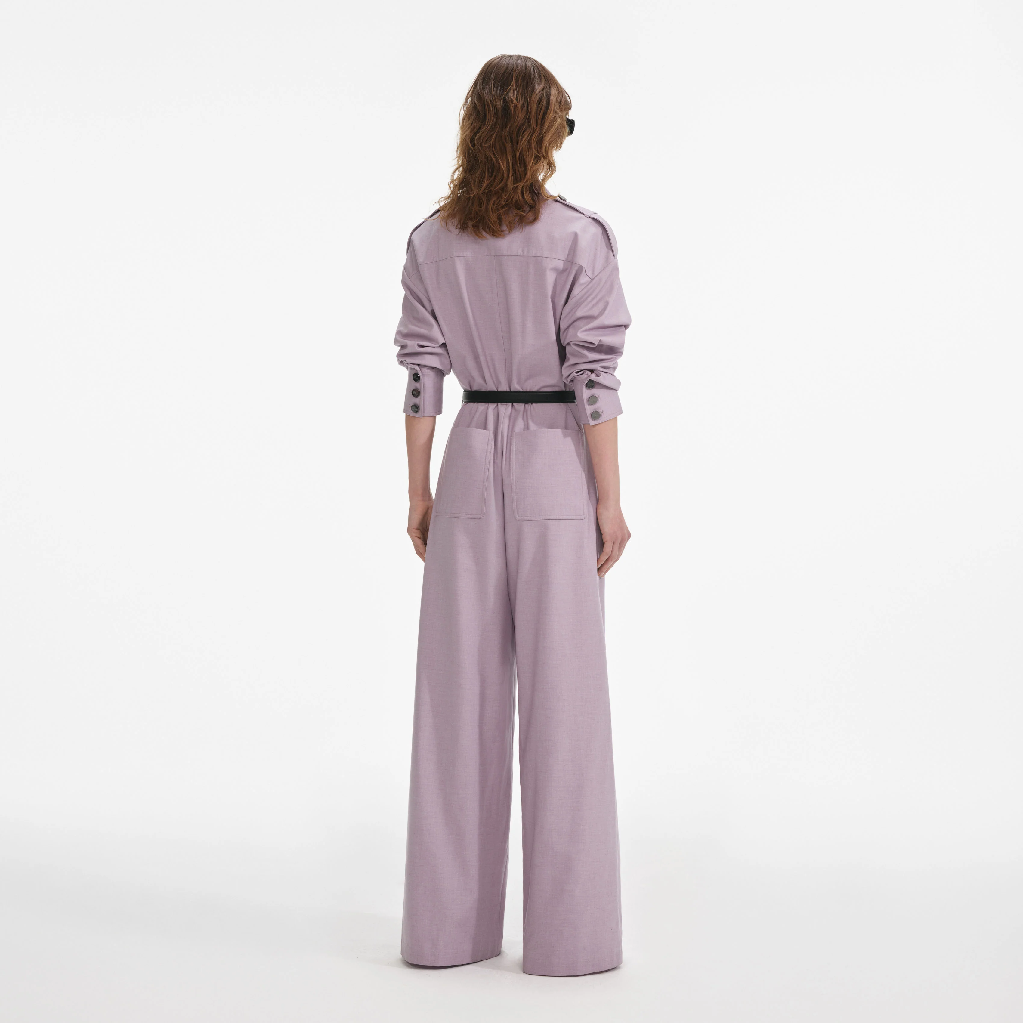 Lilac Twill Jumpsuit - Image 3