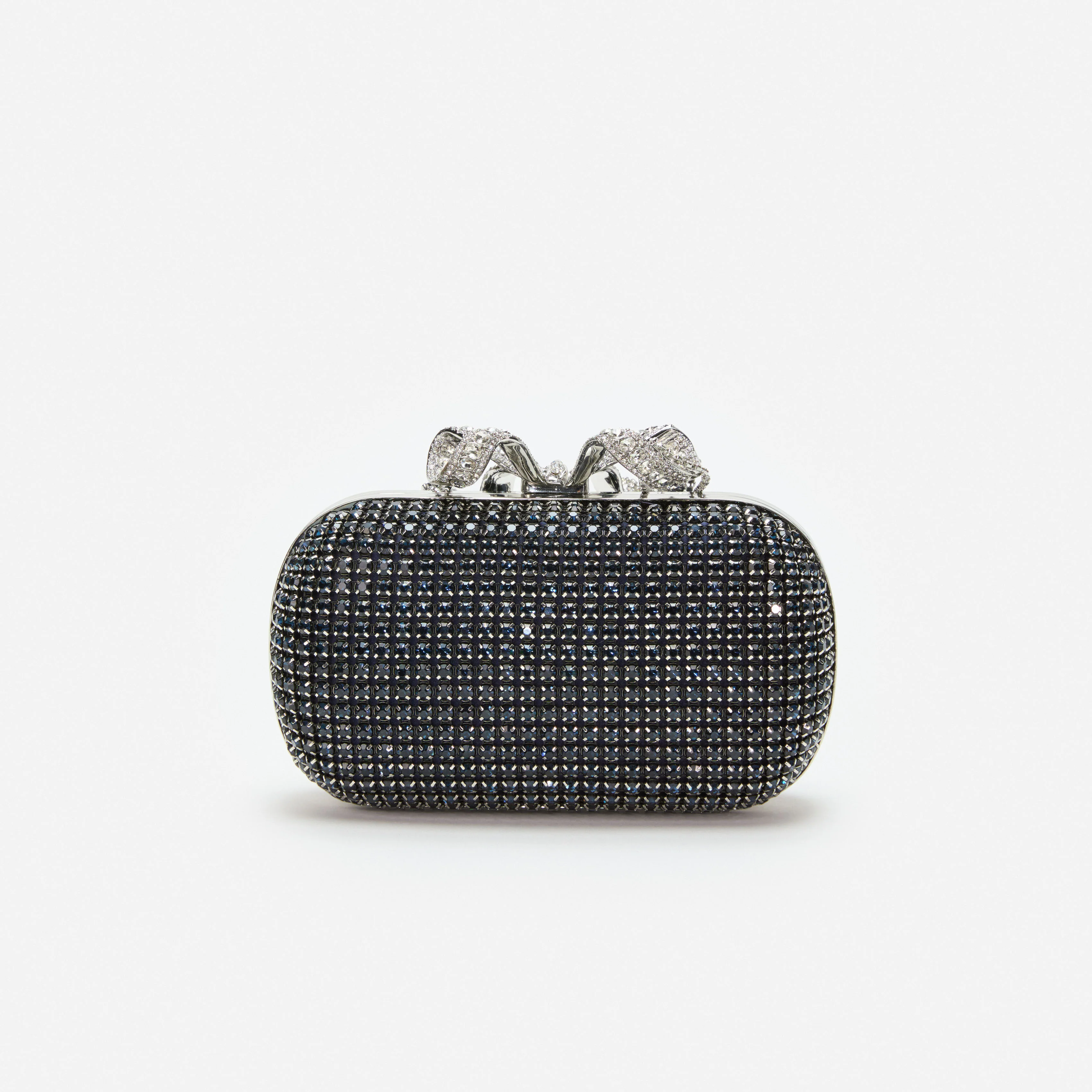 Navy Chainmail Clutch Bag - Image 3