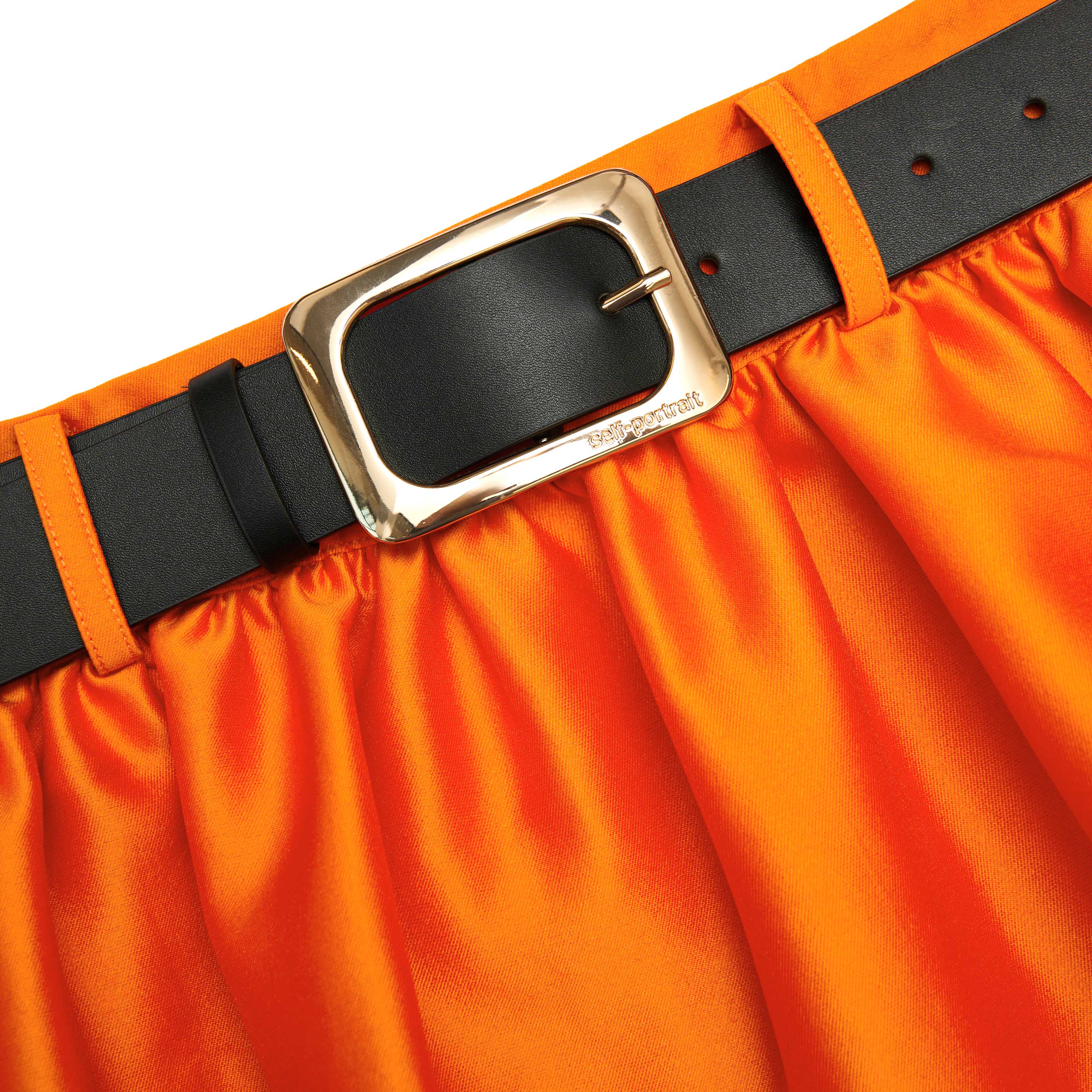 Orange Taffeta Skort - Image 5