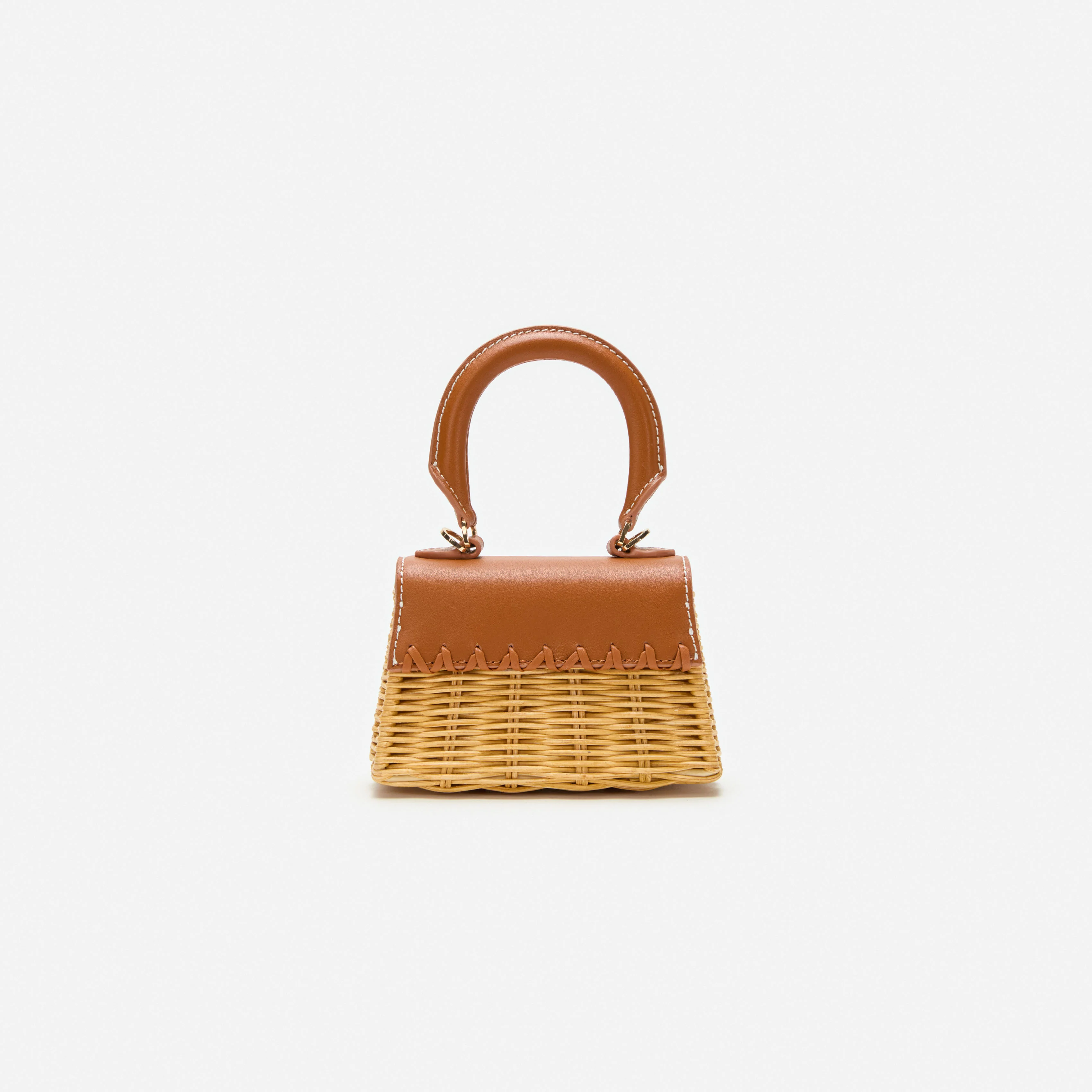 Rattan Micro Bow Bag - Image 3