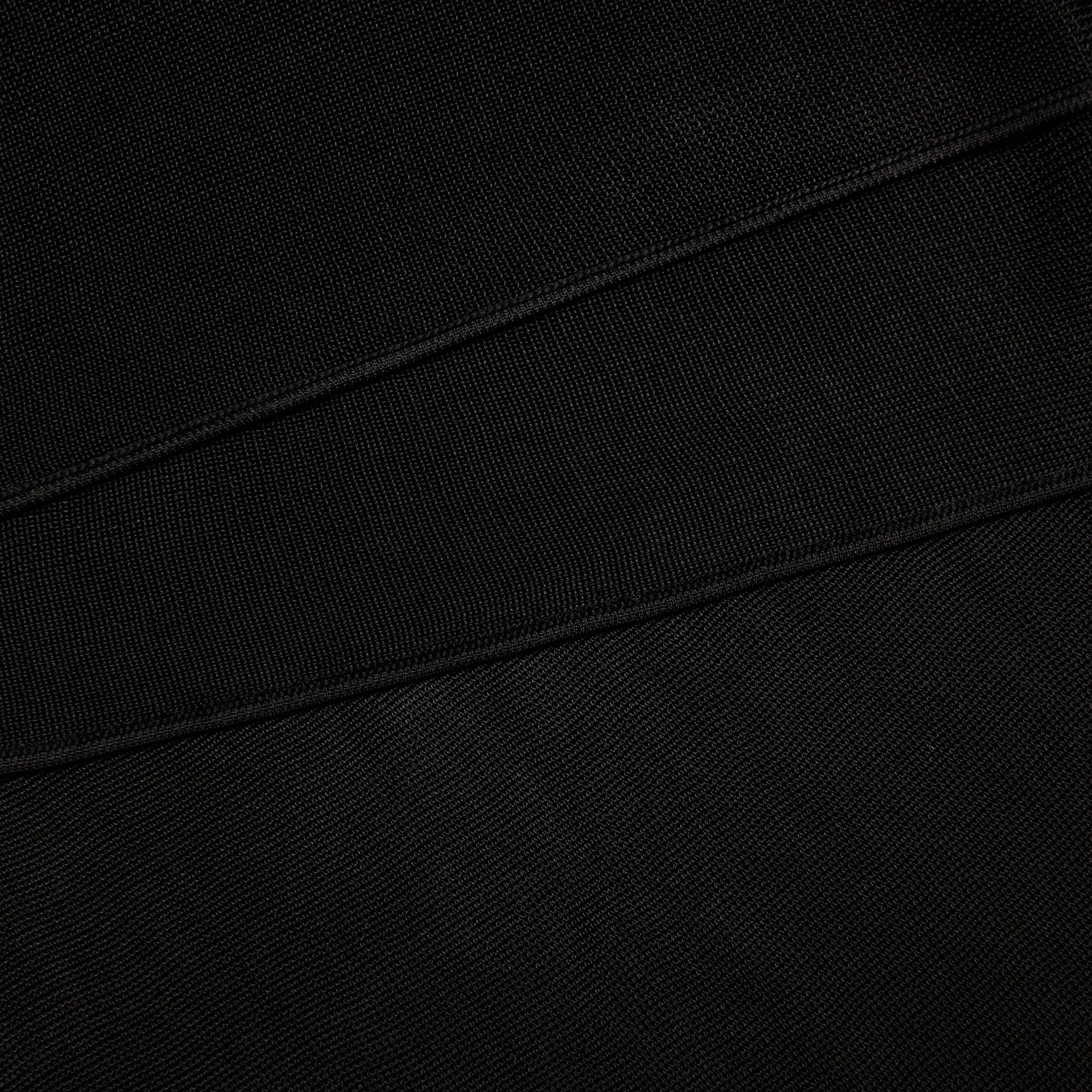 Black Viscose Knit One Shoulder Maxi Dress - Image 7