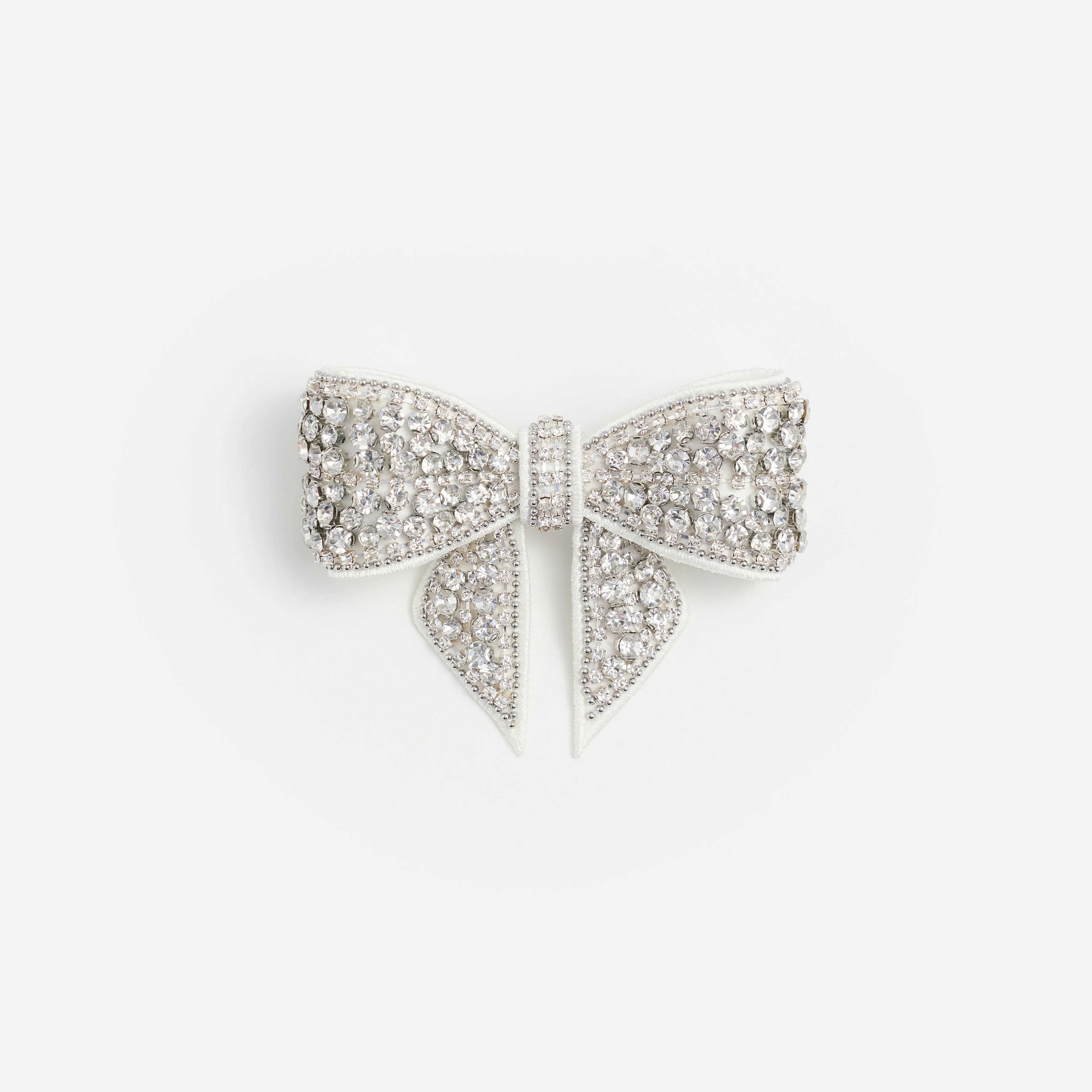 Crystal Embellished Bow Hairclip