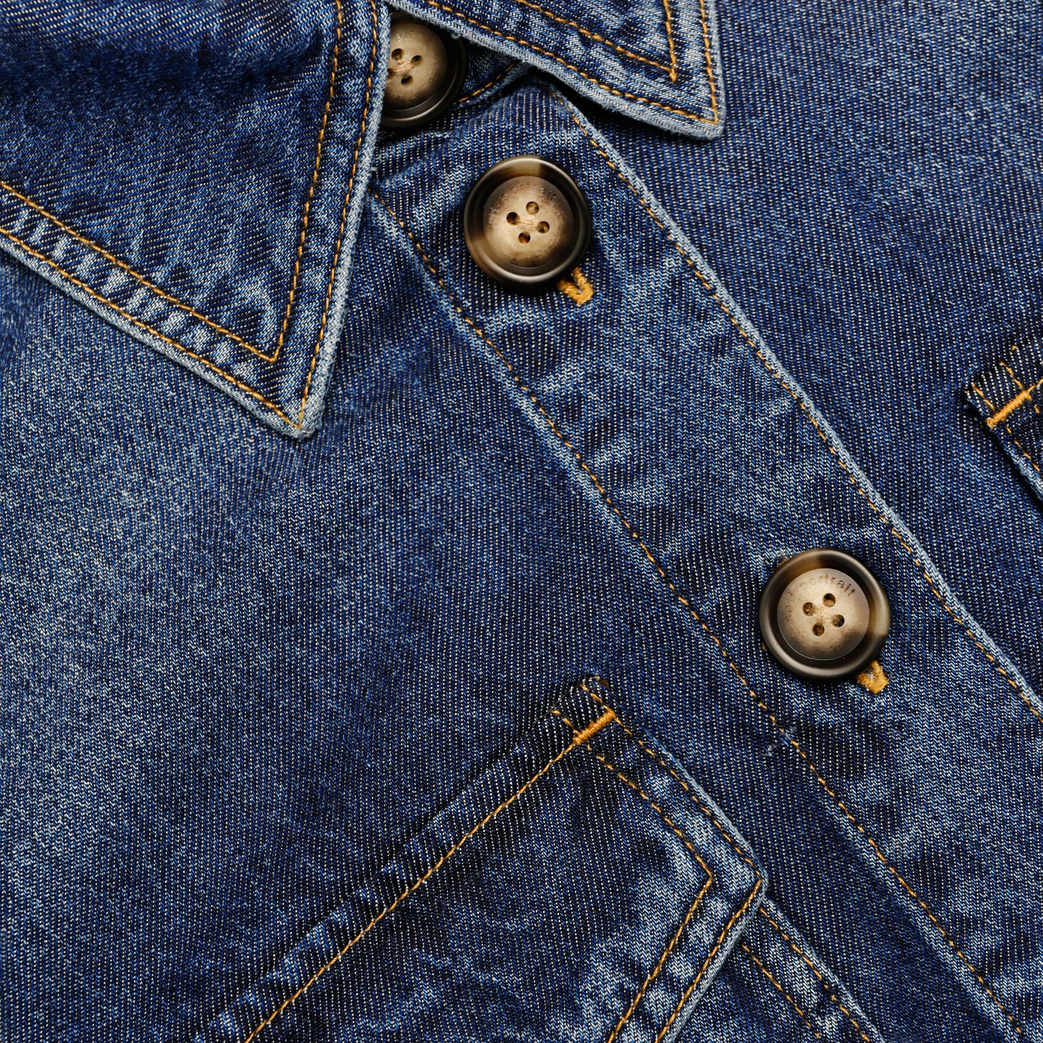 Denim Relaxed Fit Jumpsuit - Image 6