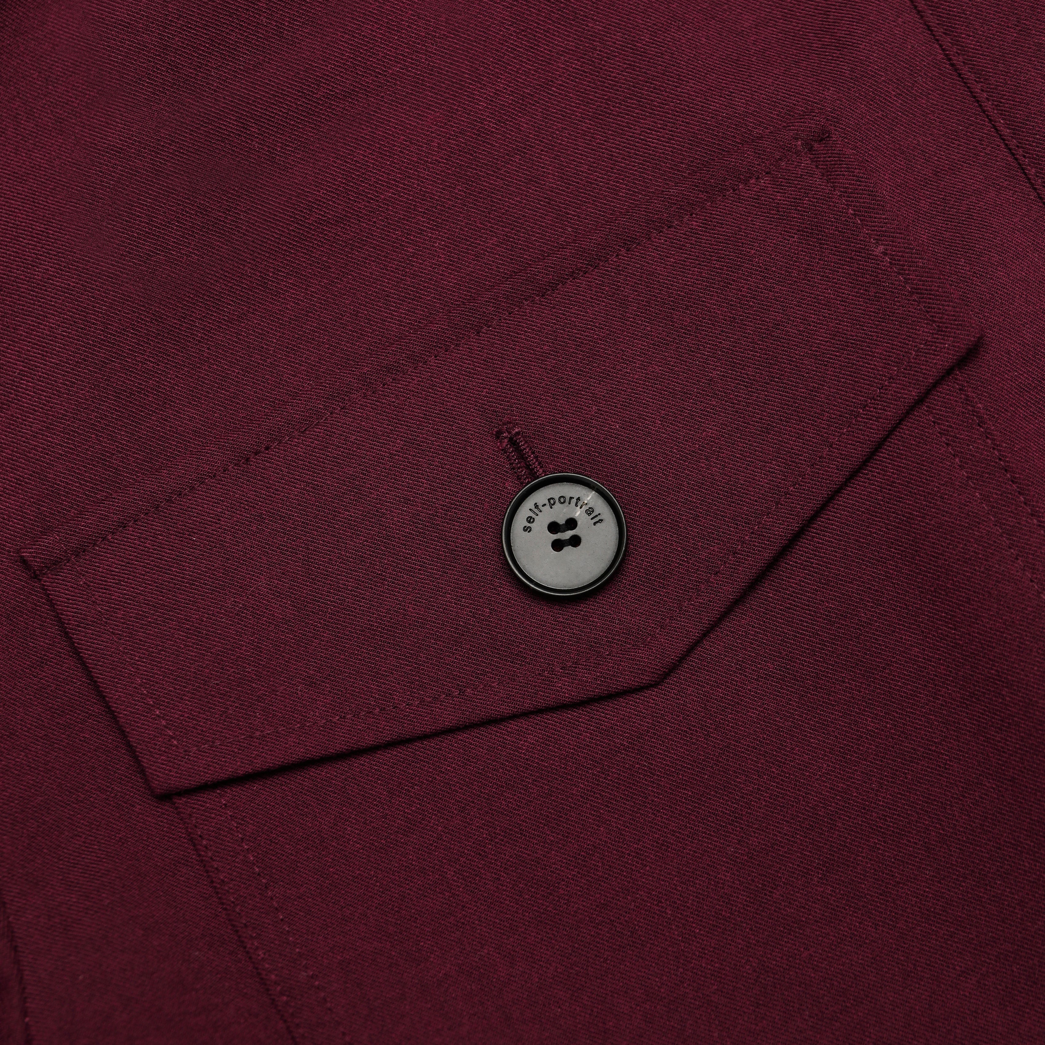 Plum Twill Tie Neck Playsuit - Image 6