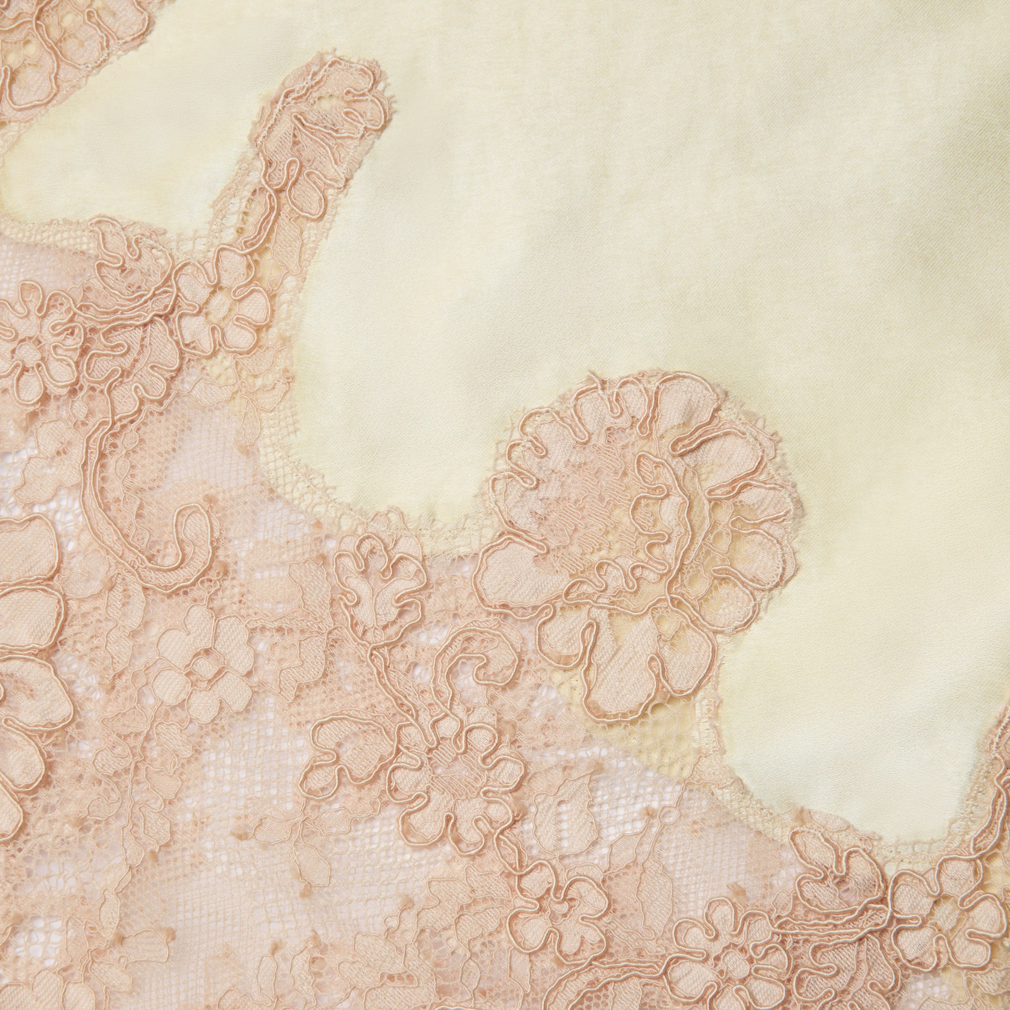 Yellow Viscose Lace Maxi Dress - Image 5