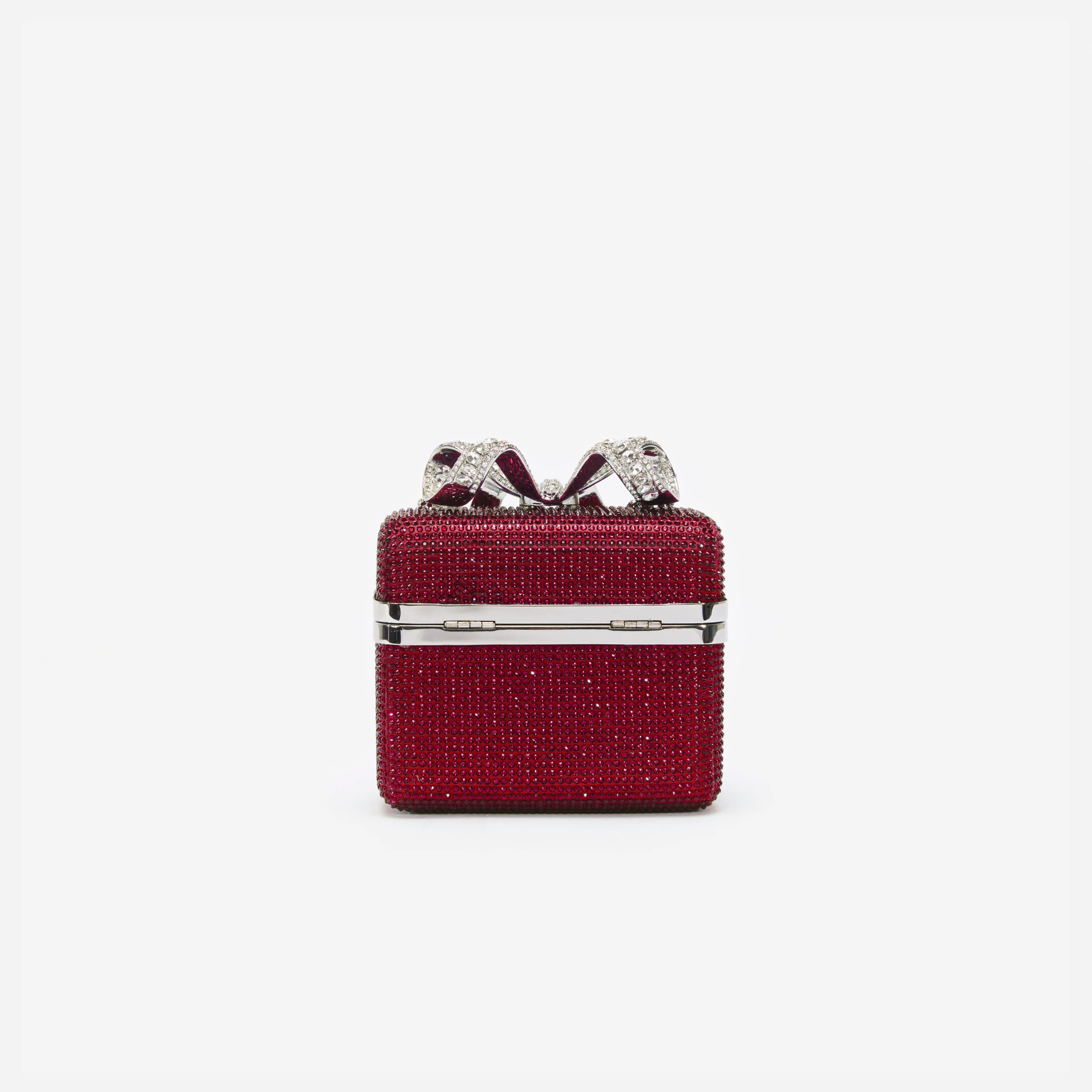 Burgundy Crystal Vanity Case - Image 3