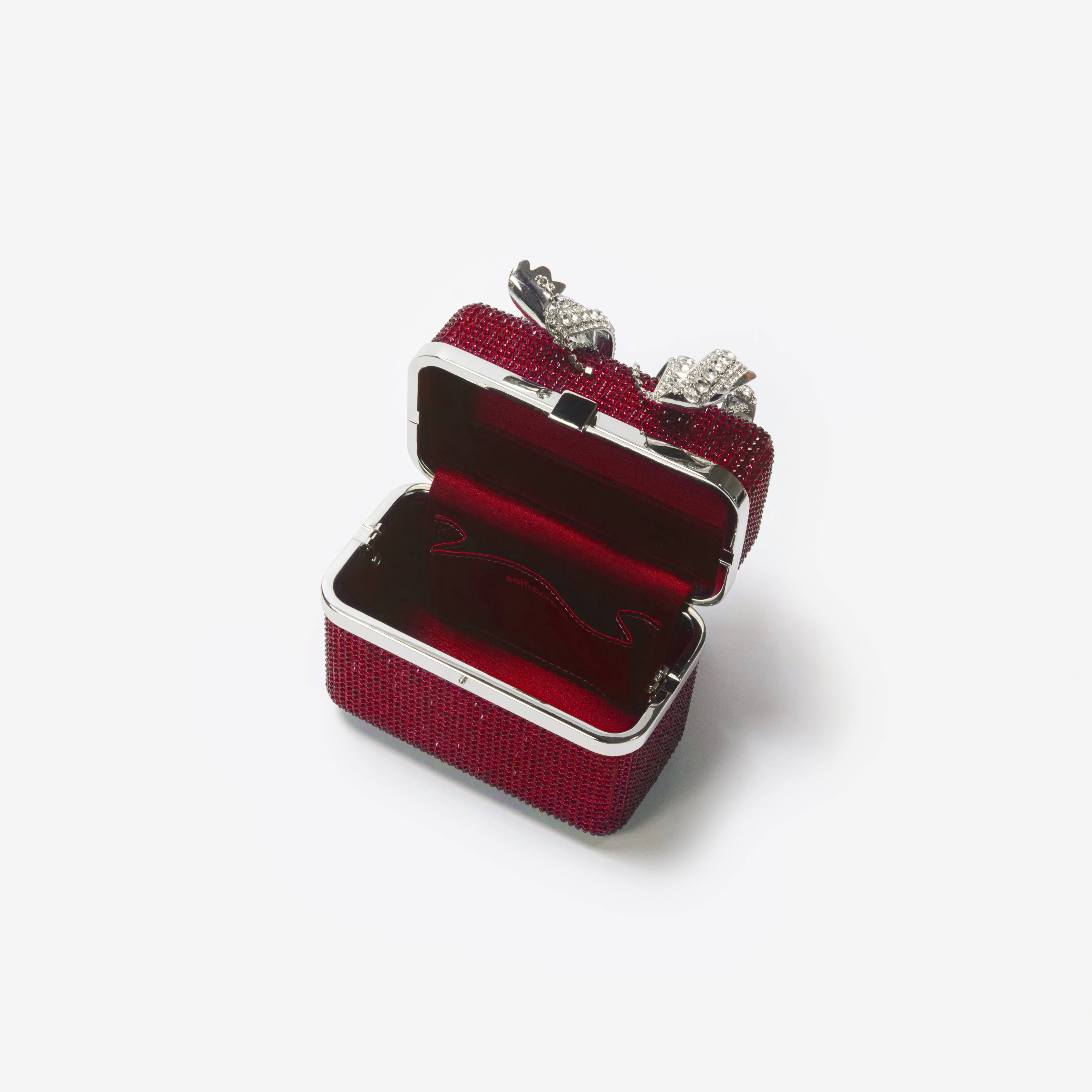 Burgundy Crystal Vanity Case - Image 5