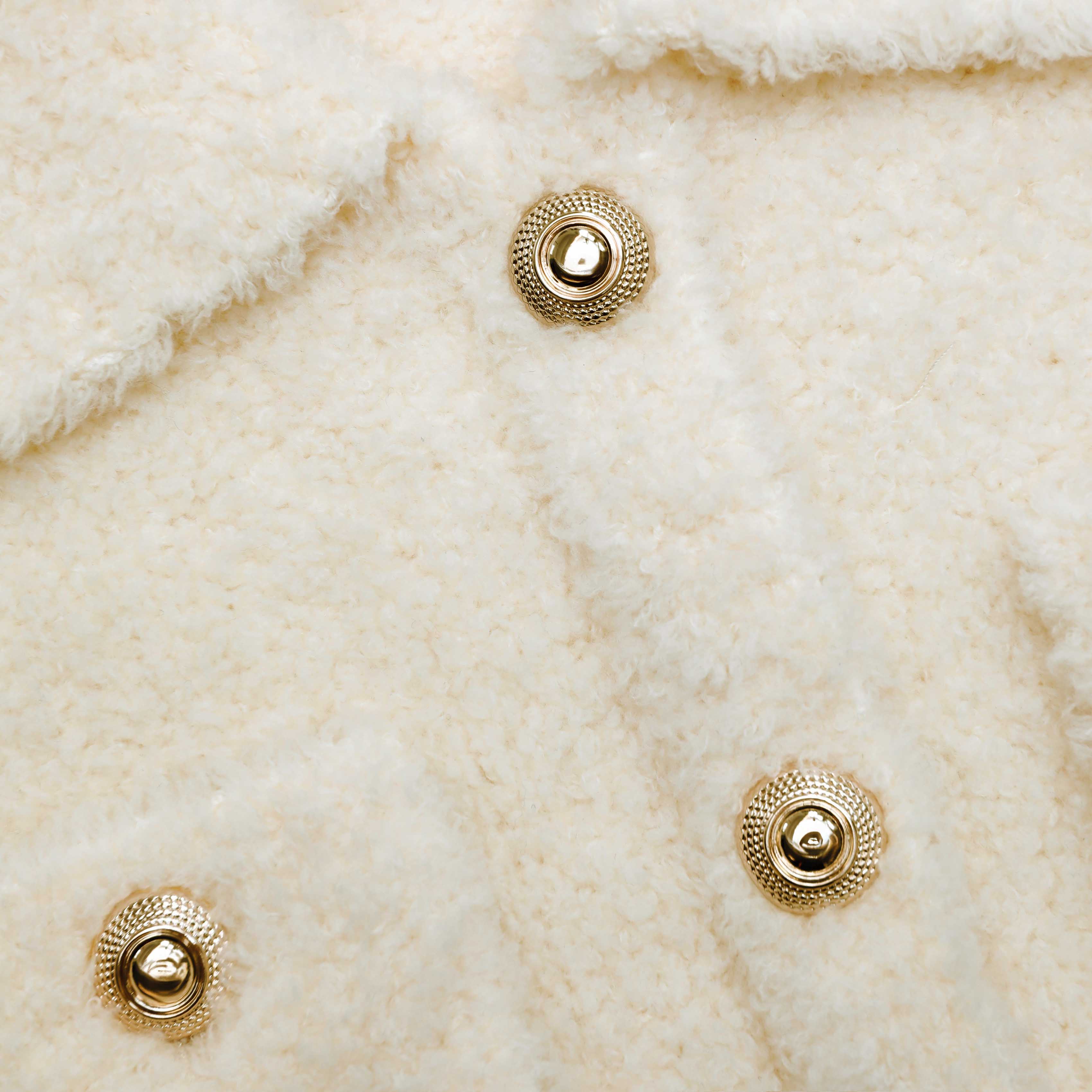Cream Fluffy Knit Top - Image 5