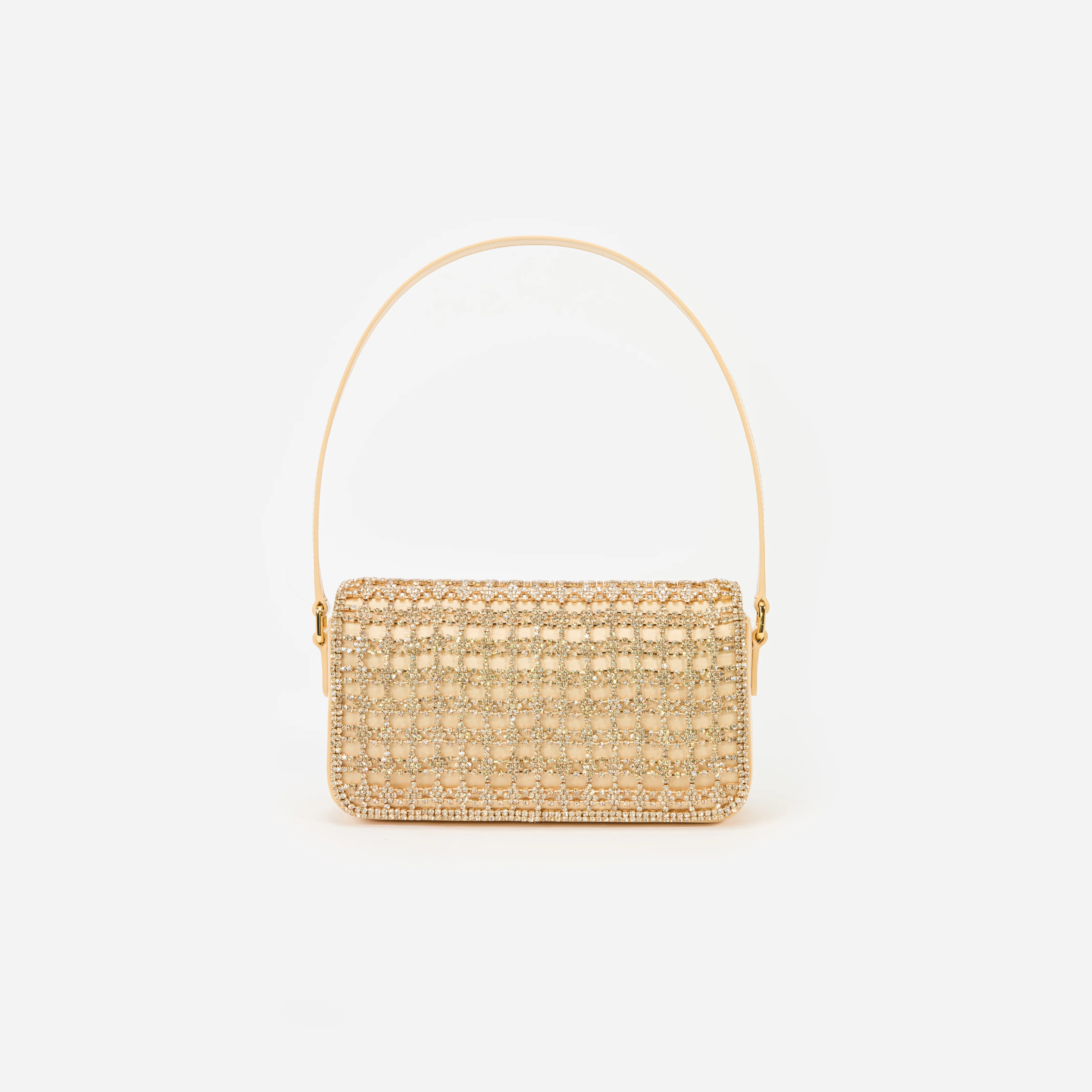 Gold Crystal Shoulder Bag - Image 3