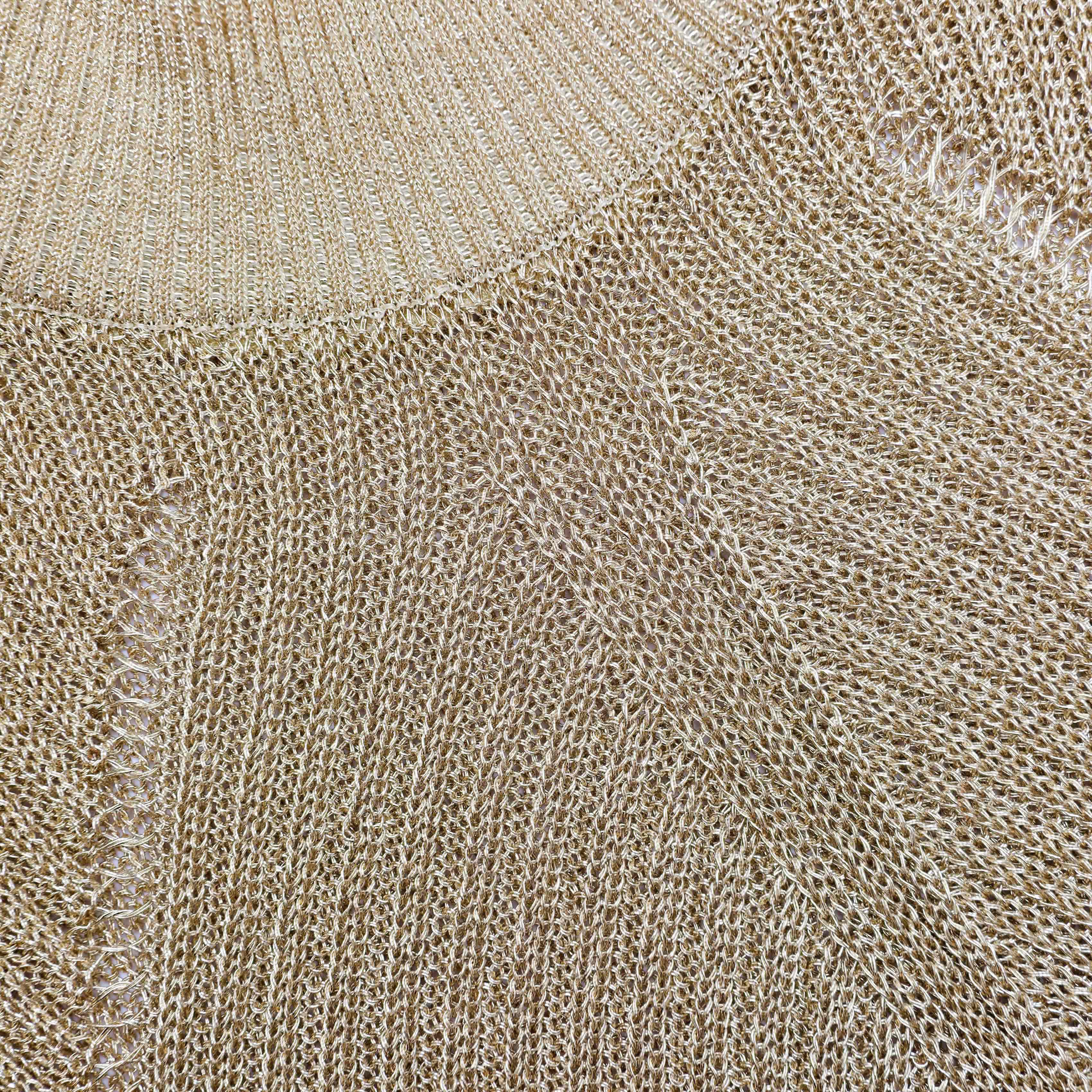 Gold Lurex Knit Maxi Dress - Image 5