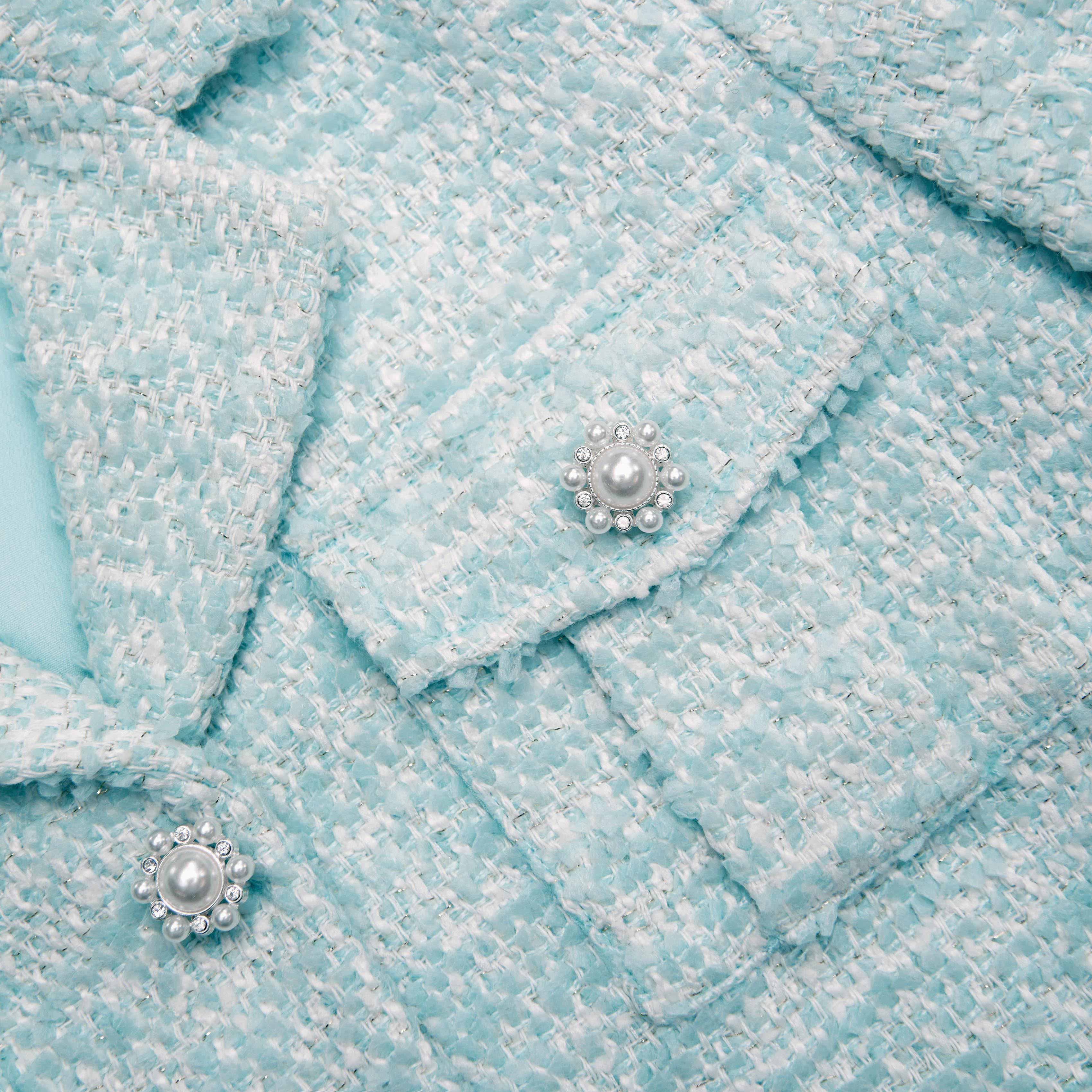 Blue Boucle Jacket - Image 3
