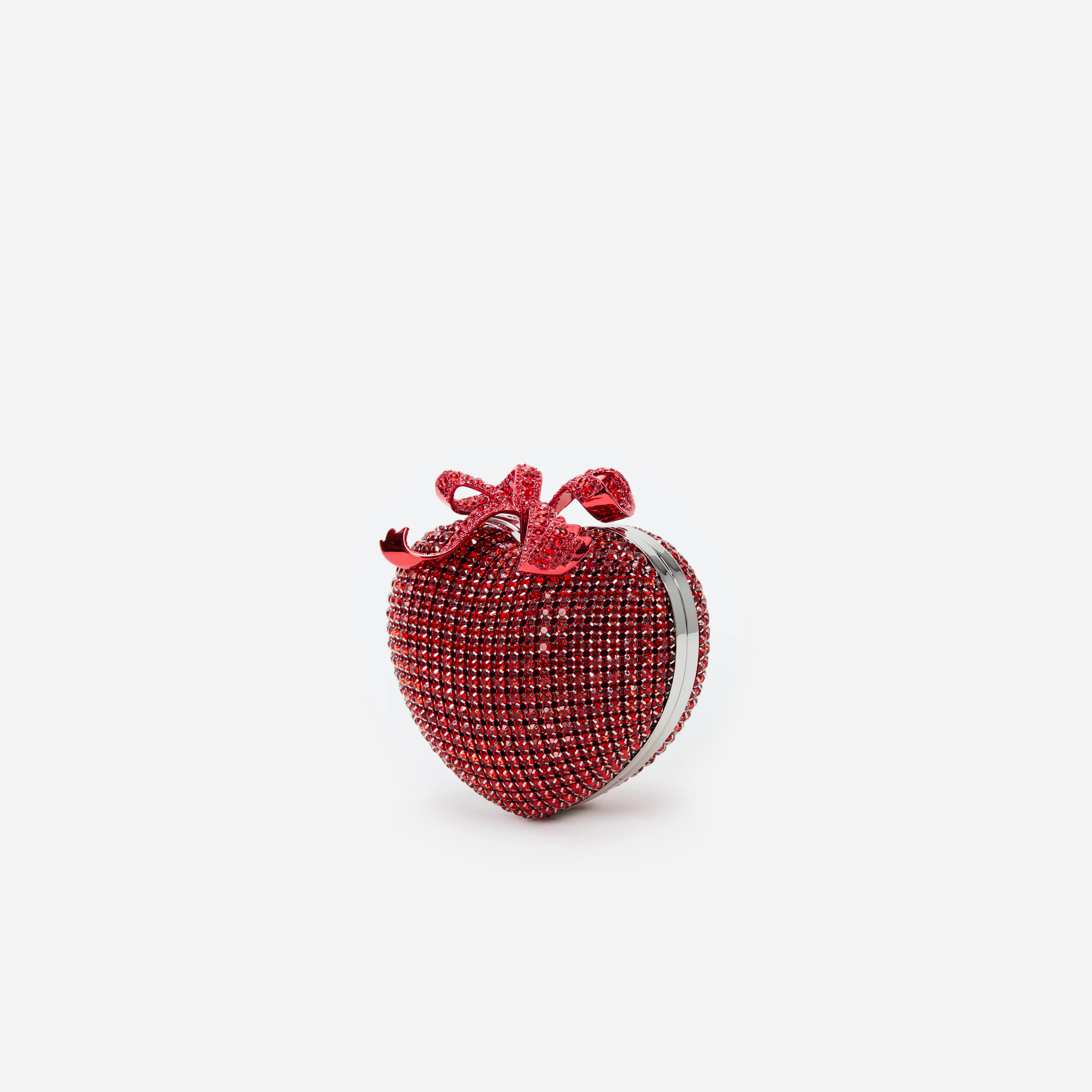 Red Crystal Heart Clutch - Image 2