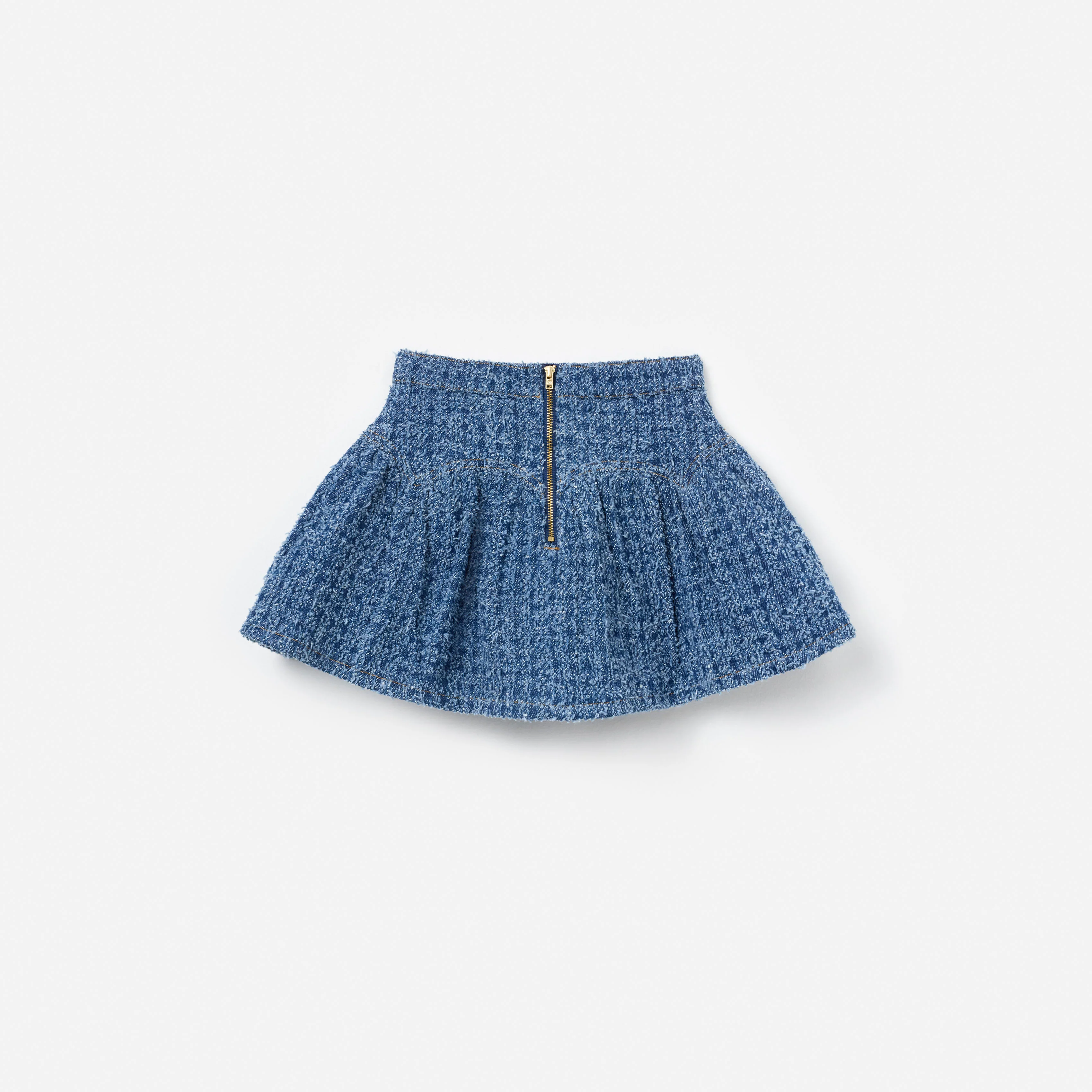 Textured Denim Skirt - Image 2