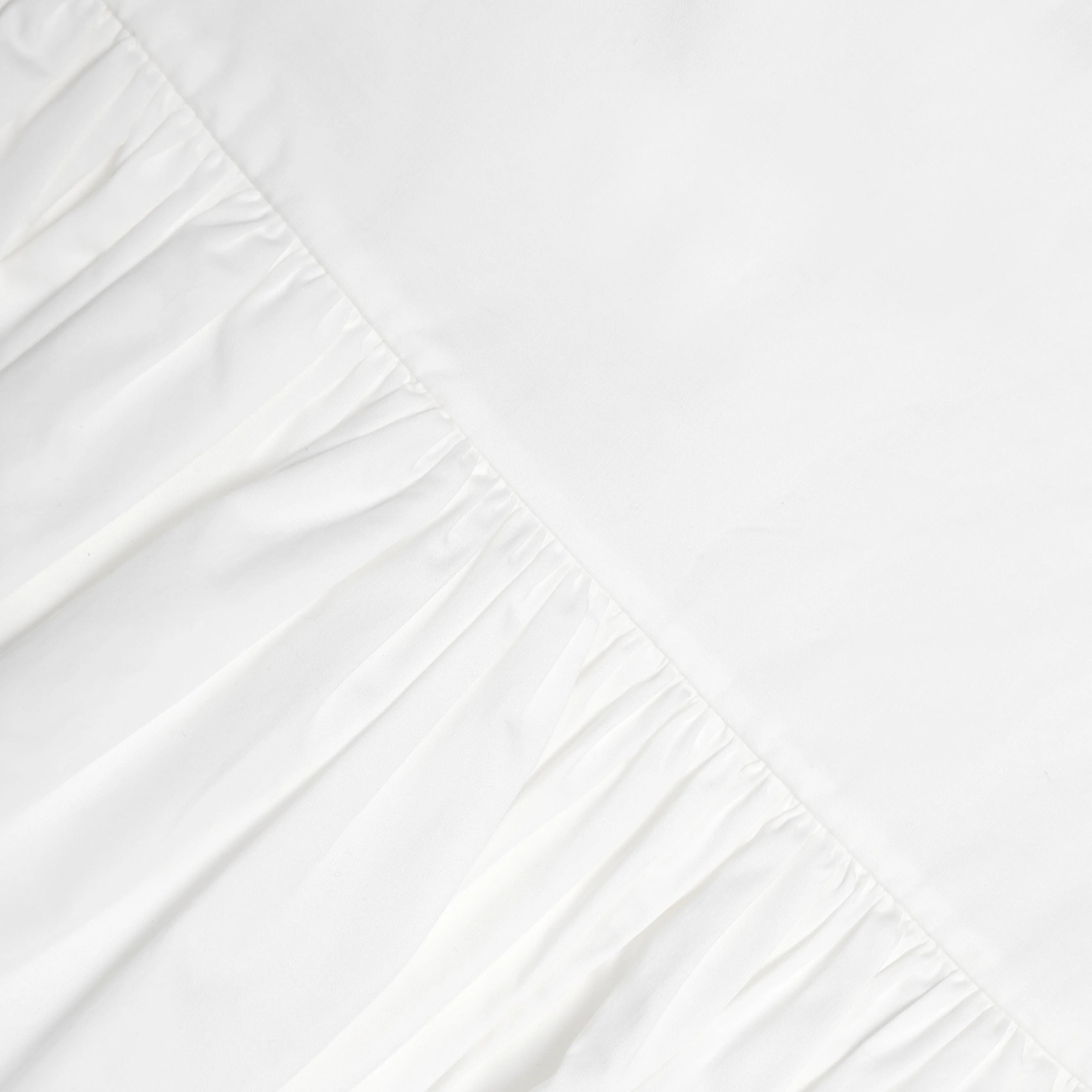 White Cotton Asymmetric Mini Dress - Image 5