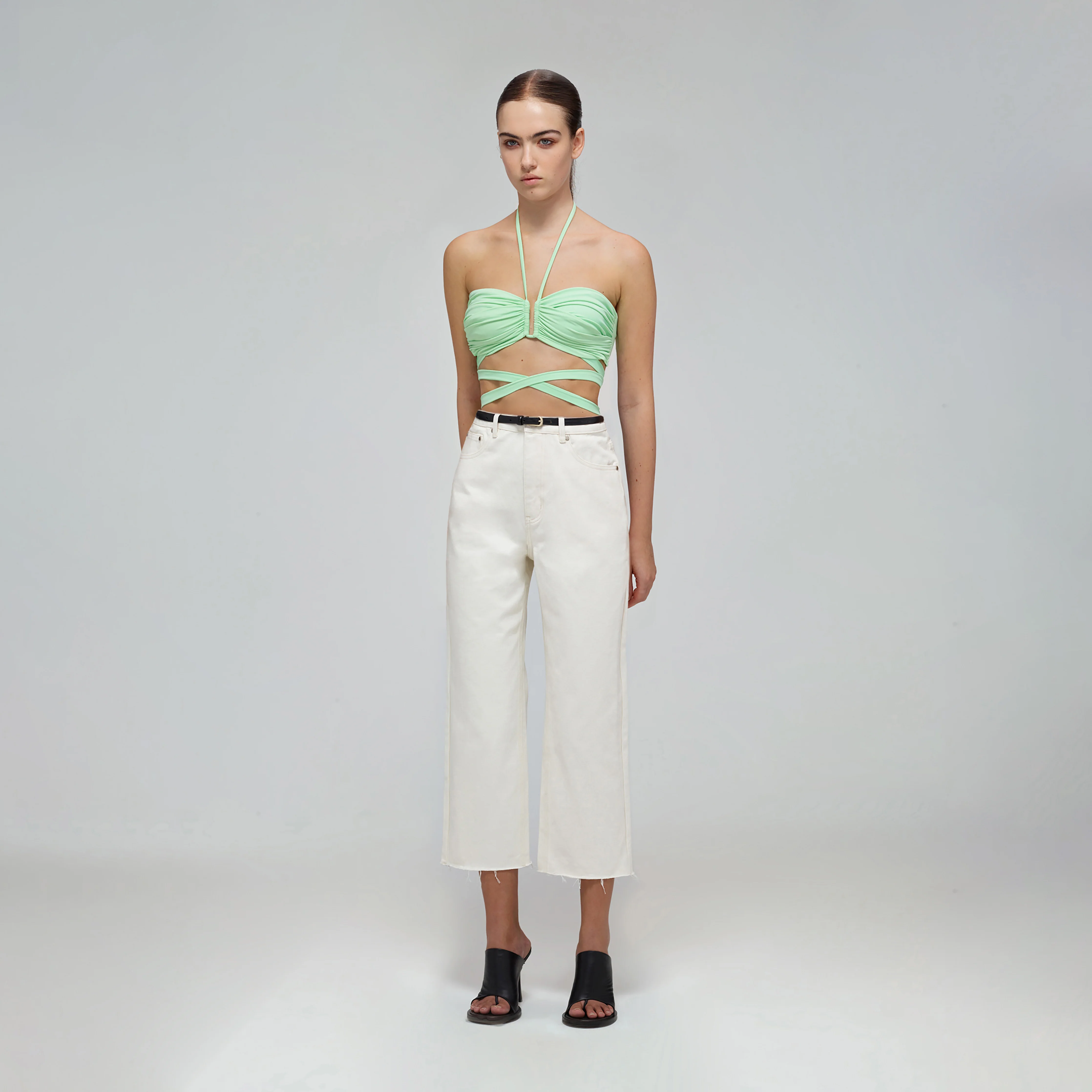 Spearmint Halter Neck Bikini Top - Image 2
