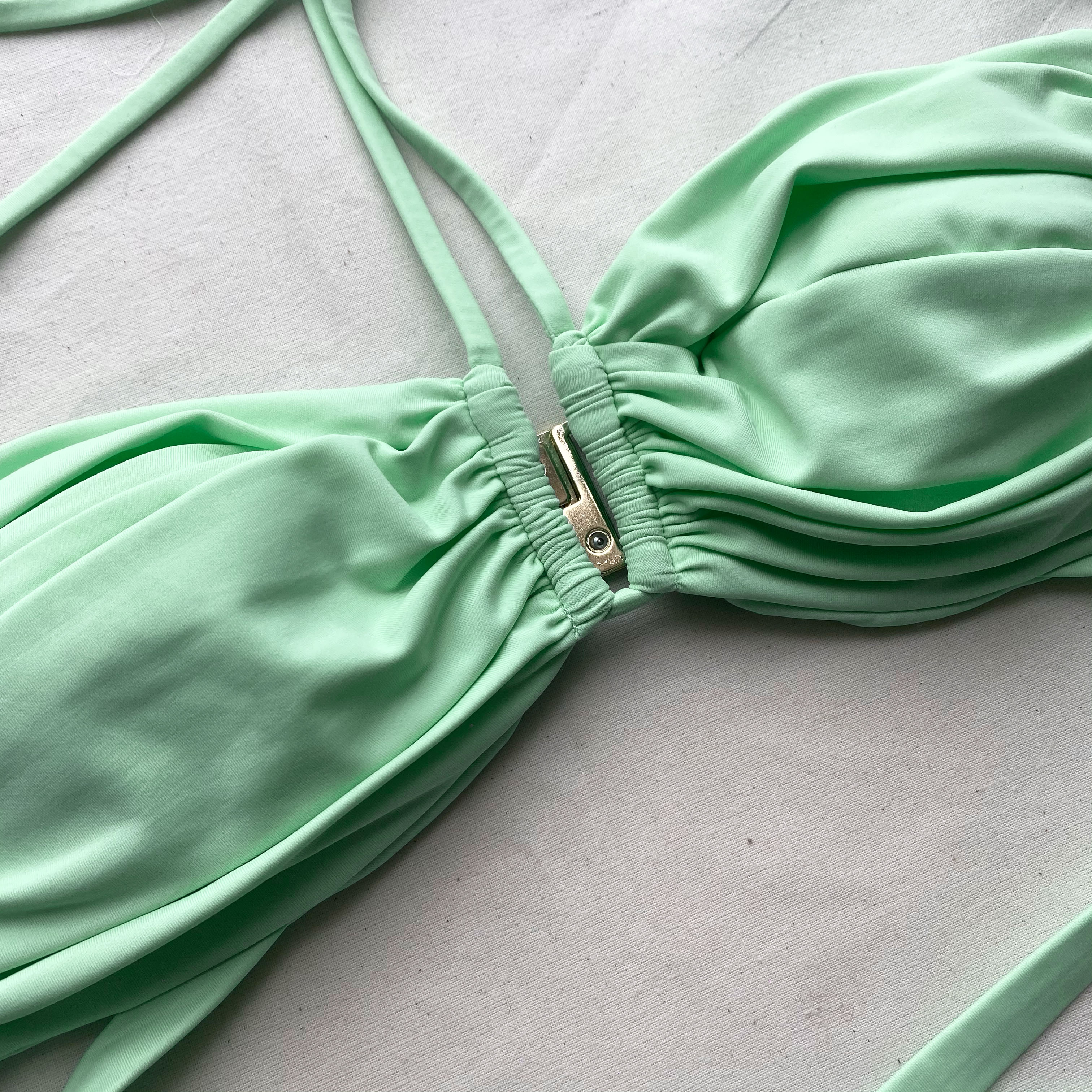 Spearmint Halter Neck Bikini Top - Image 6
