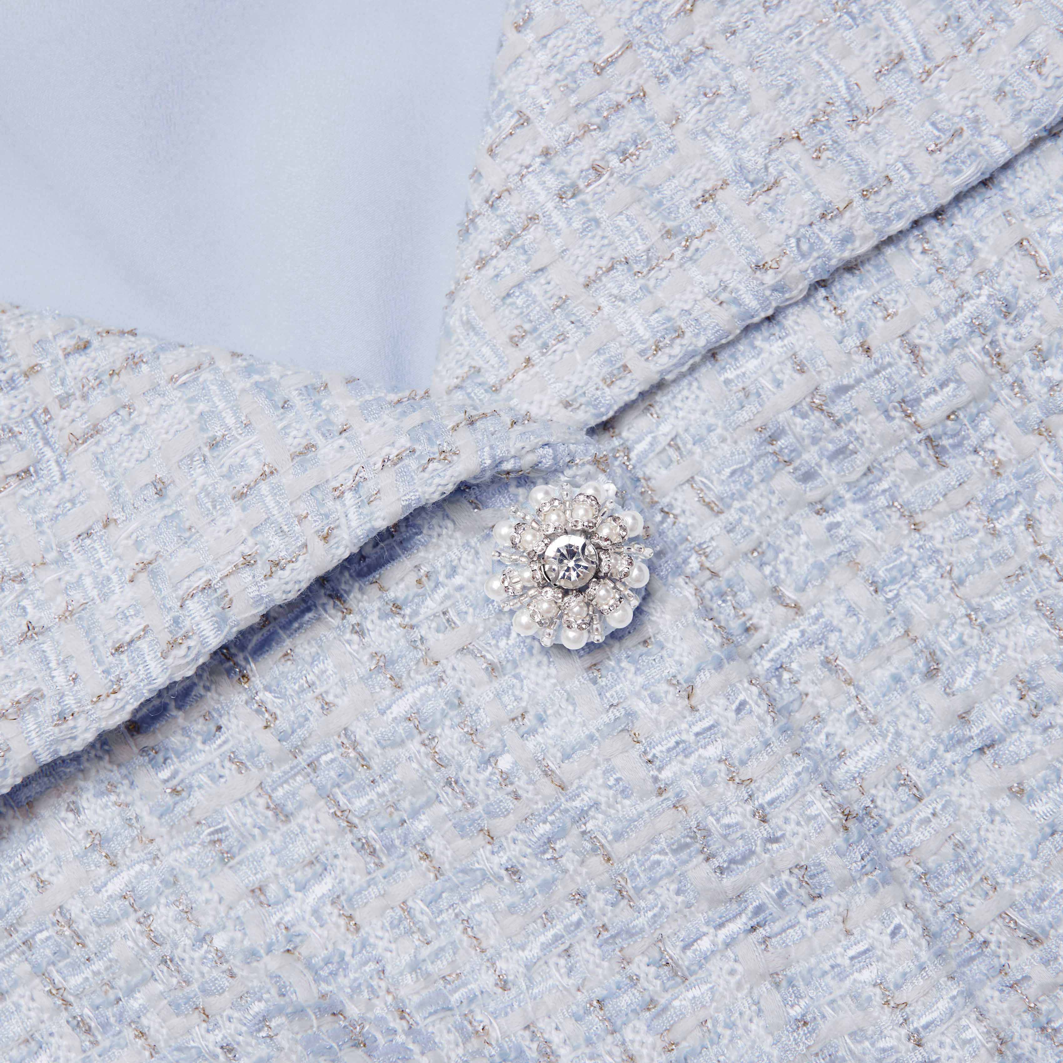 Blue Boucle Top - Image 5